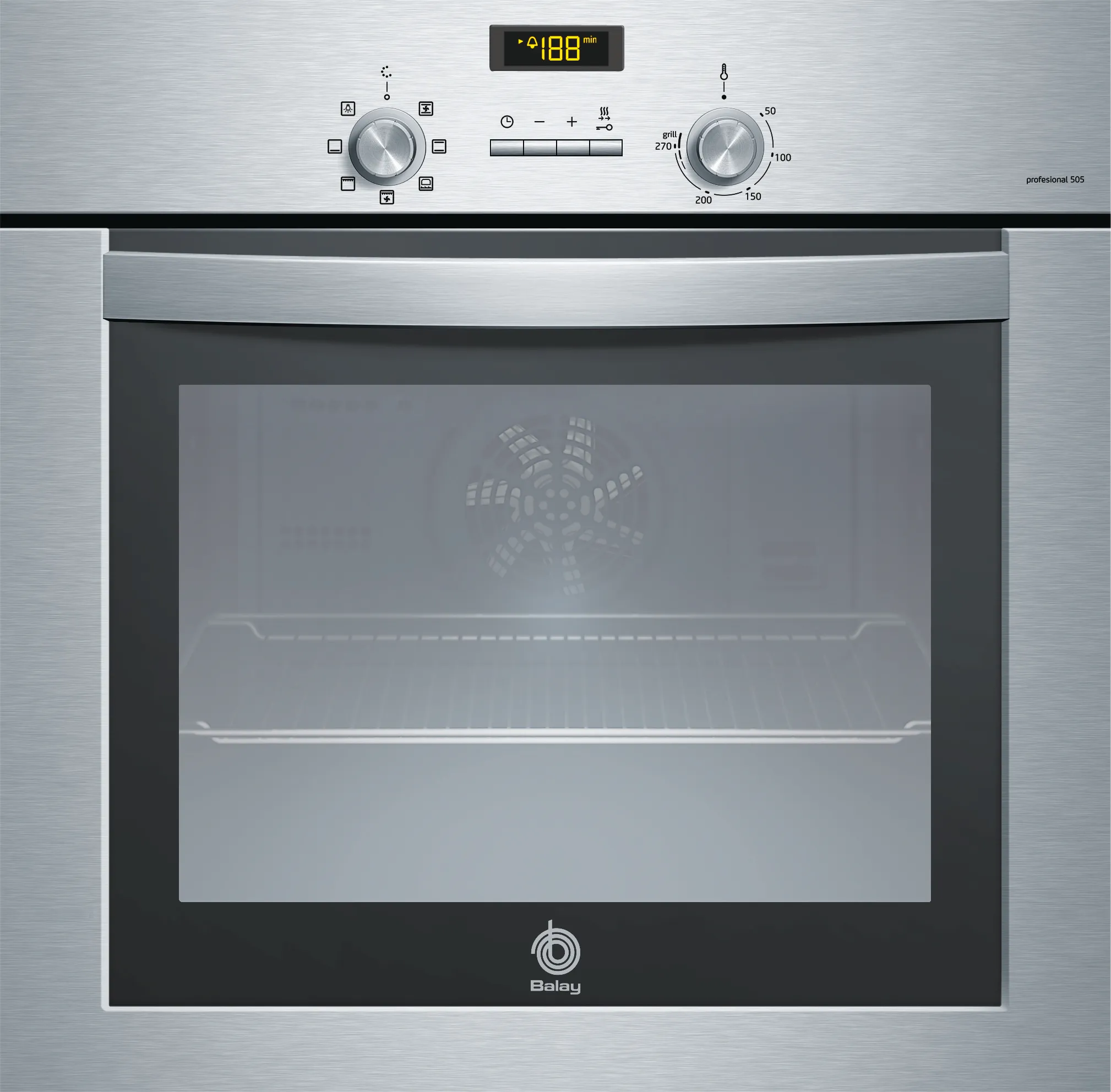  Built-in oven 60 x 60 cm Stainless steel