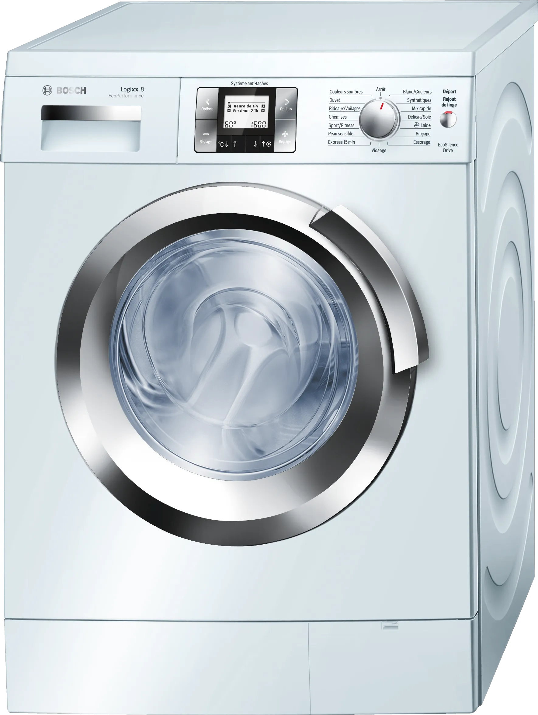 washing machine, frontloader fullsize 8 kg 1600 rpm