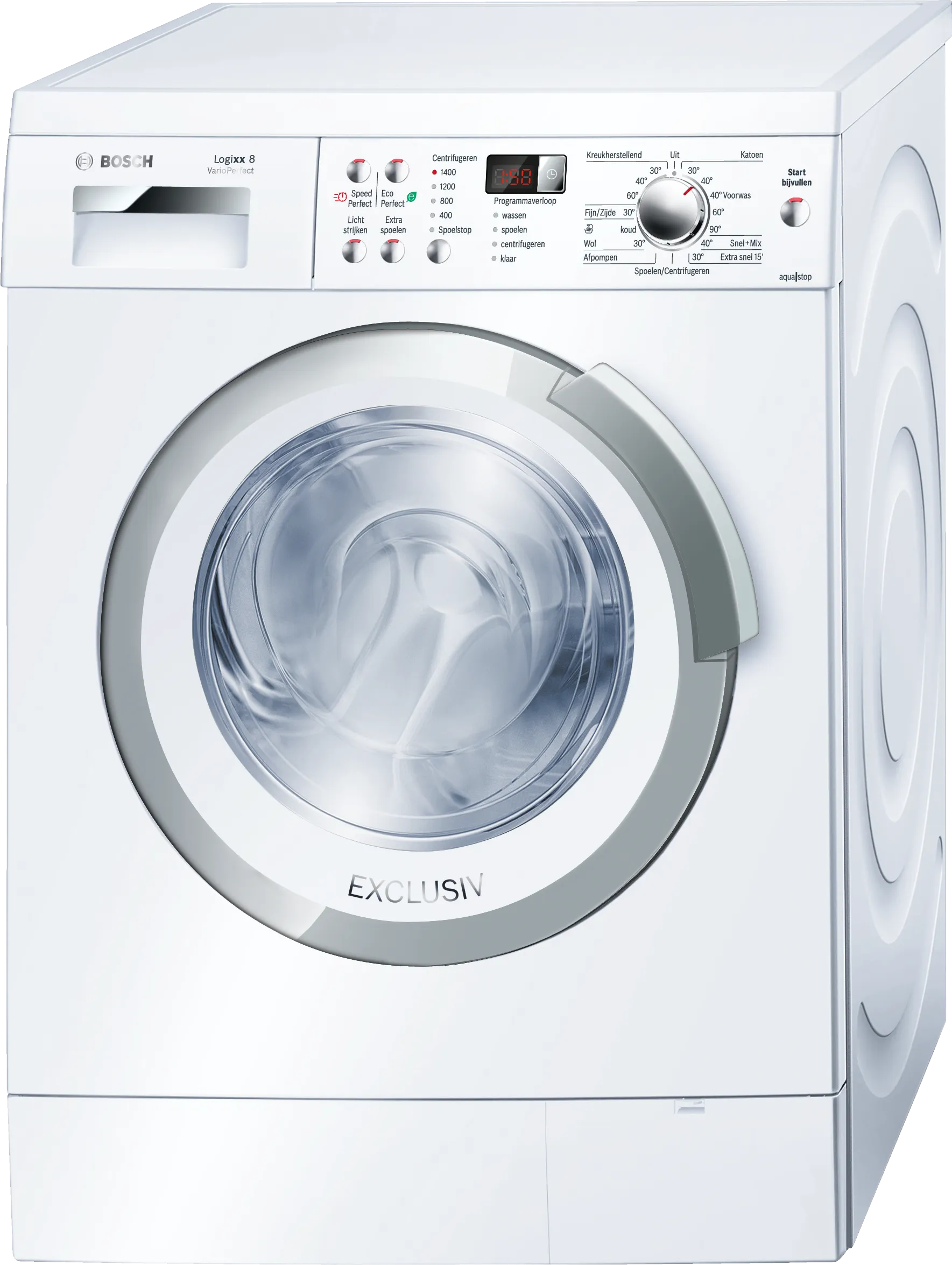 Series 8 washing machine, frontloader fullsize 8 kg 1400 rpm