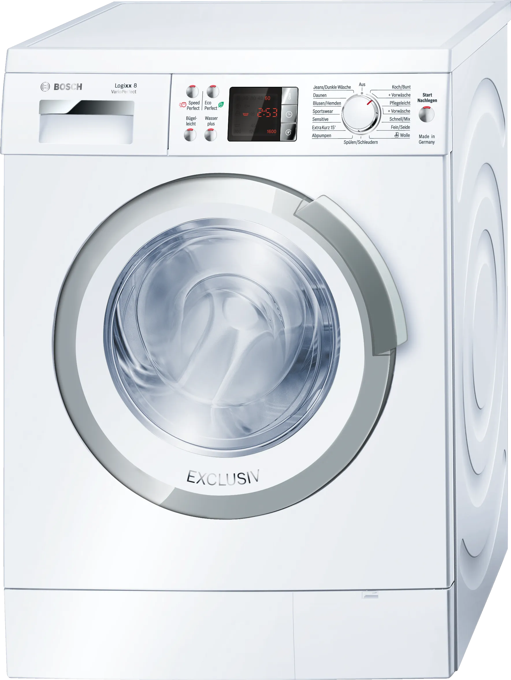 Series 8 washing machine, frontloader fullsize 8 kg 1600 rpm