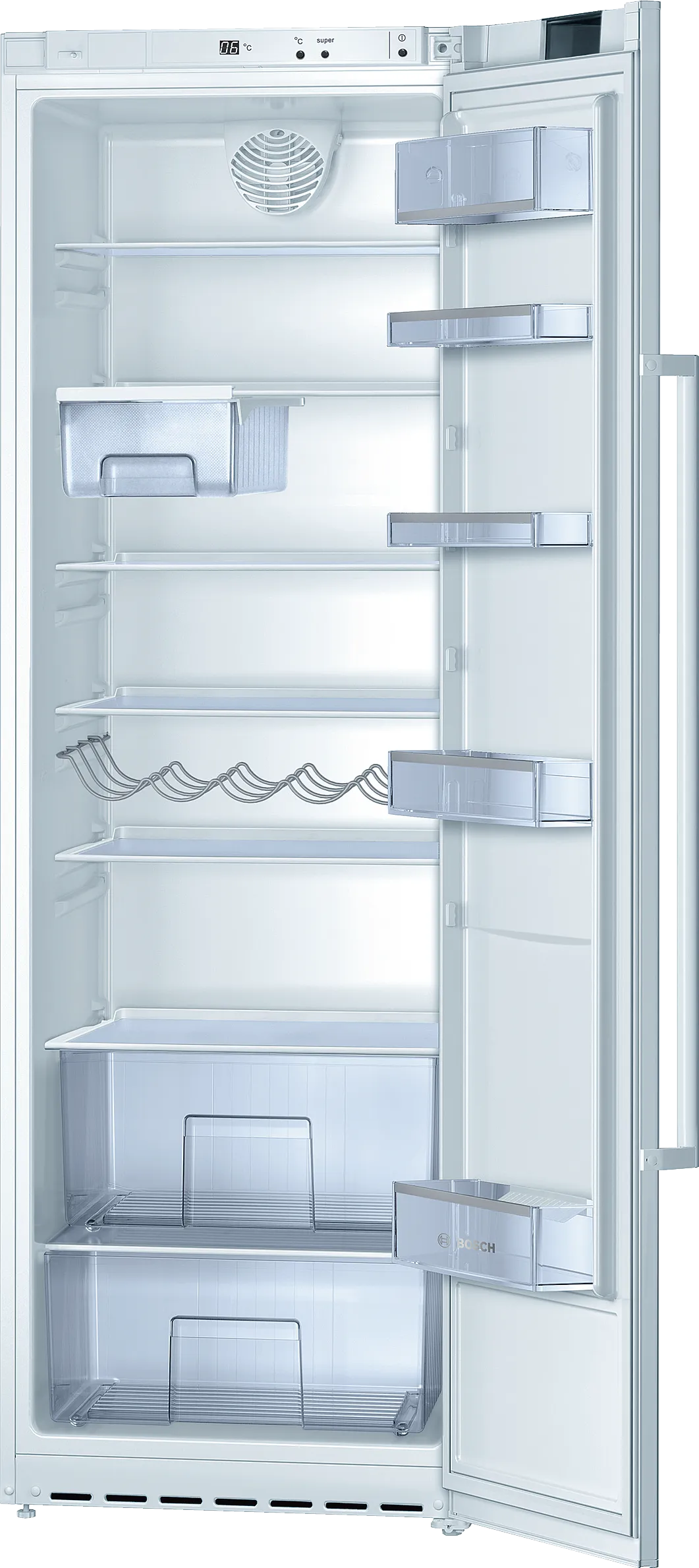 free-standing fridge 185 x 60 cm White