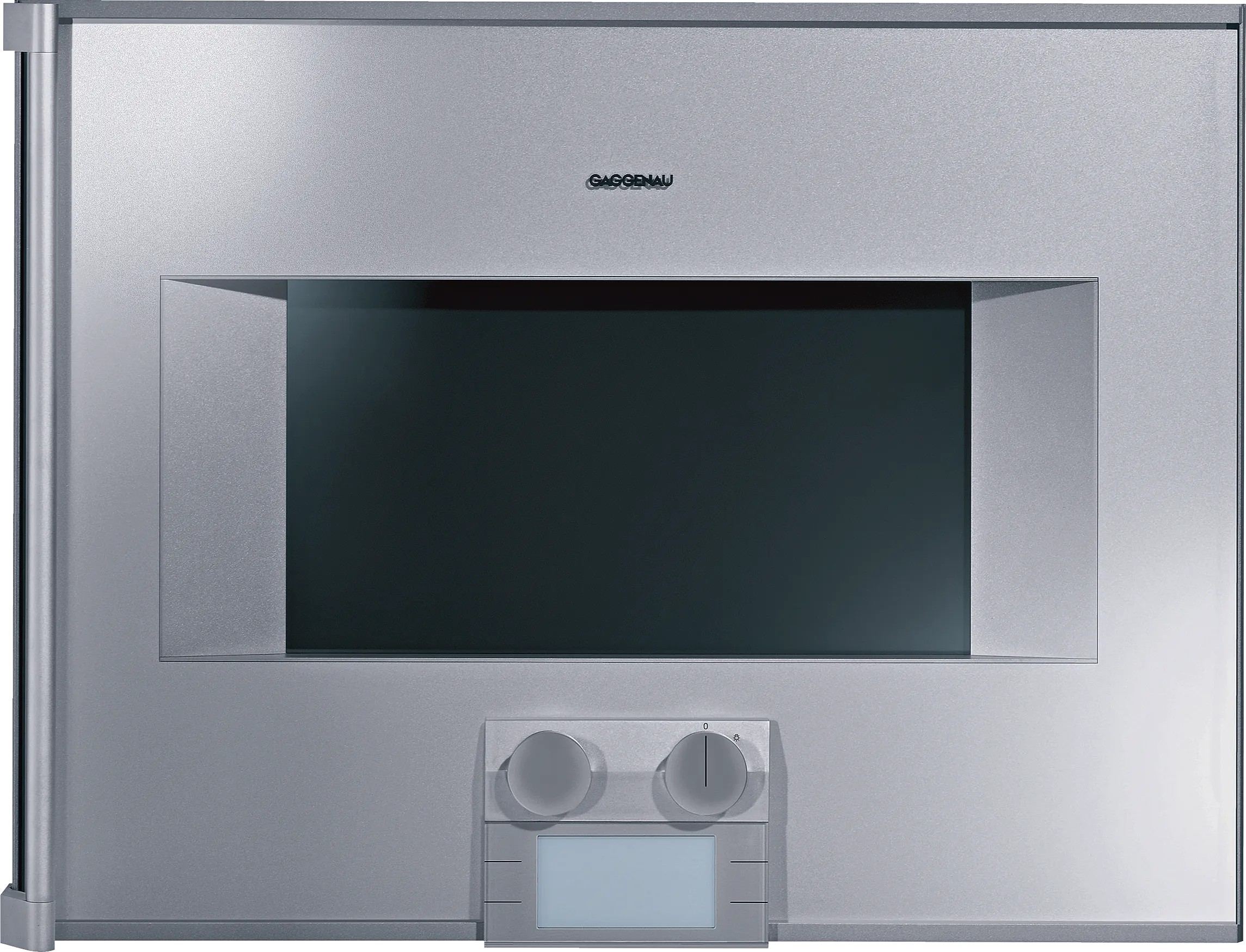 Built-in compact oven with microwave function 60 x 45 cm door hinge: right, silver 