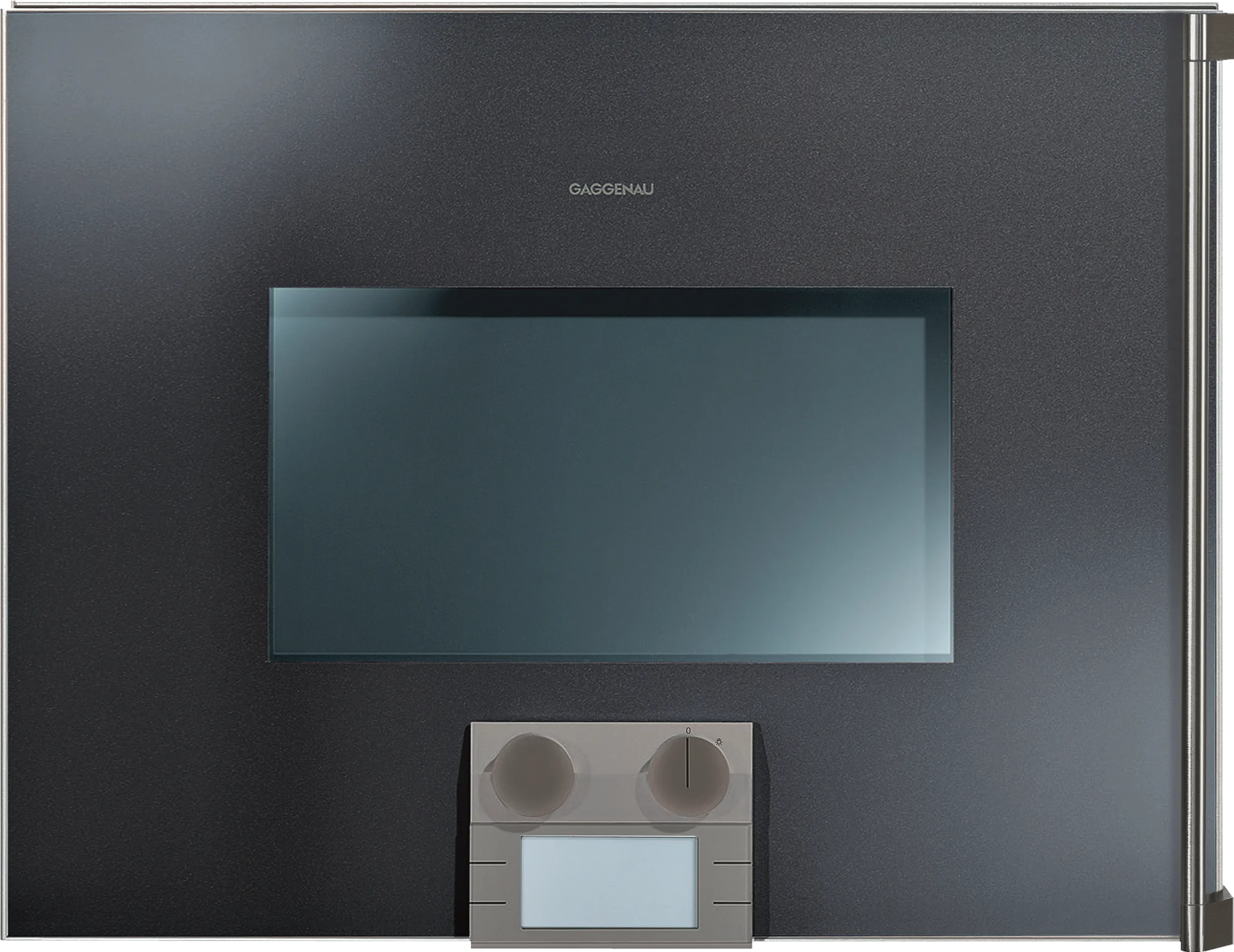 Built-in compact oven with microwave function 60 x 45 cm door hinge: left, Gaggenau Anthracite 