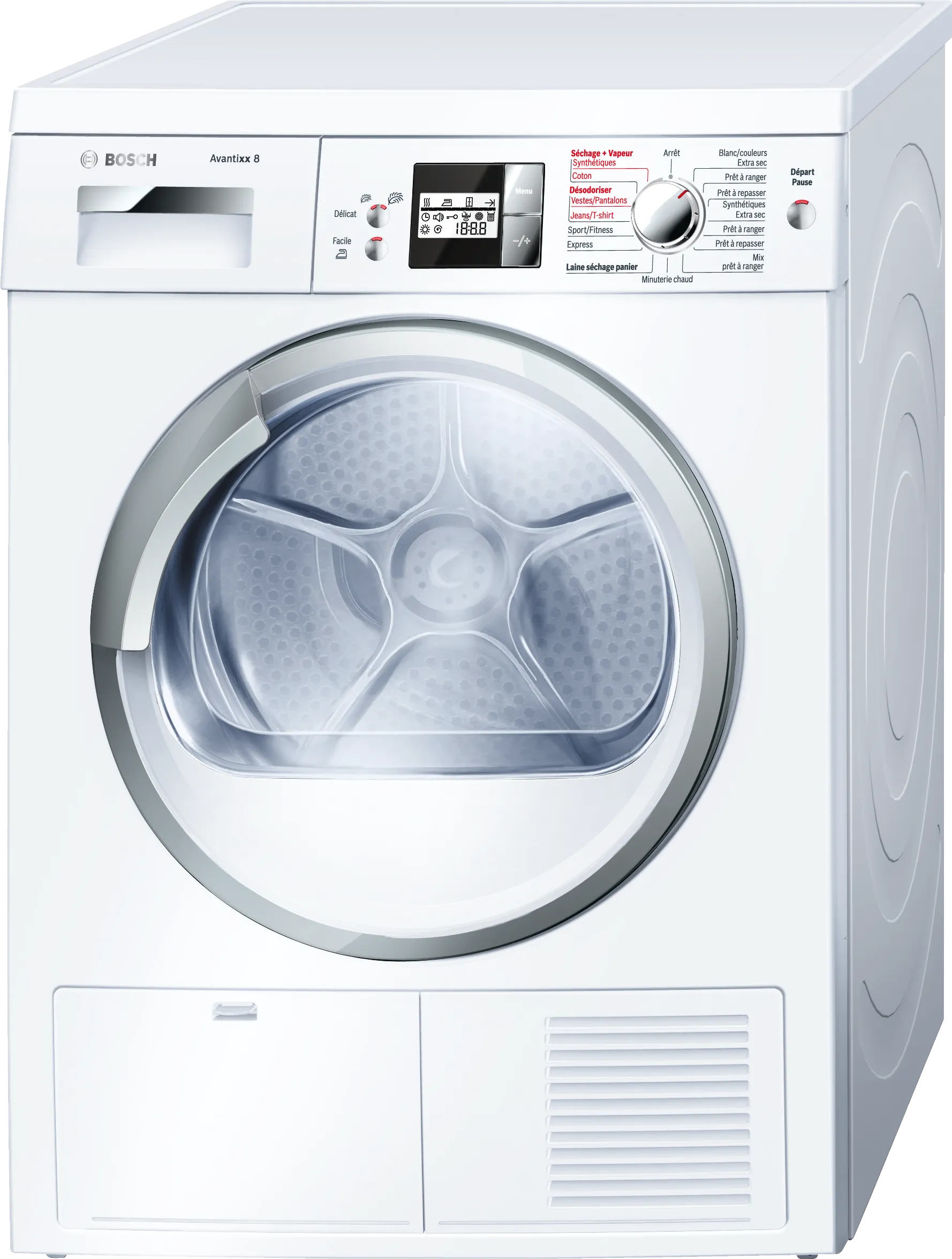 Series 6 condenser tumble dryer 8 kg White