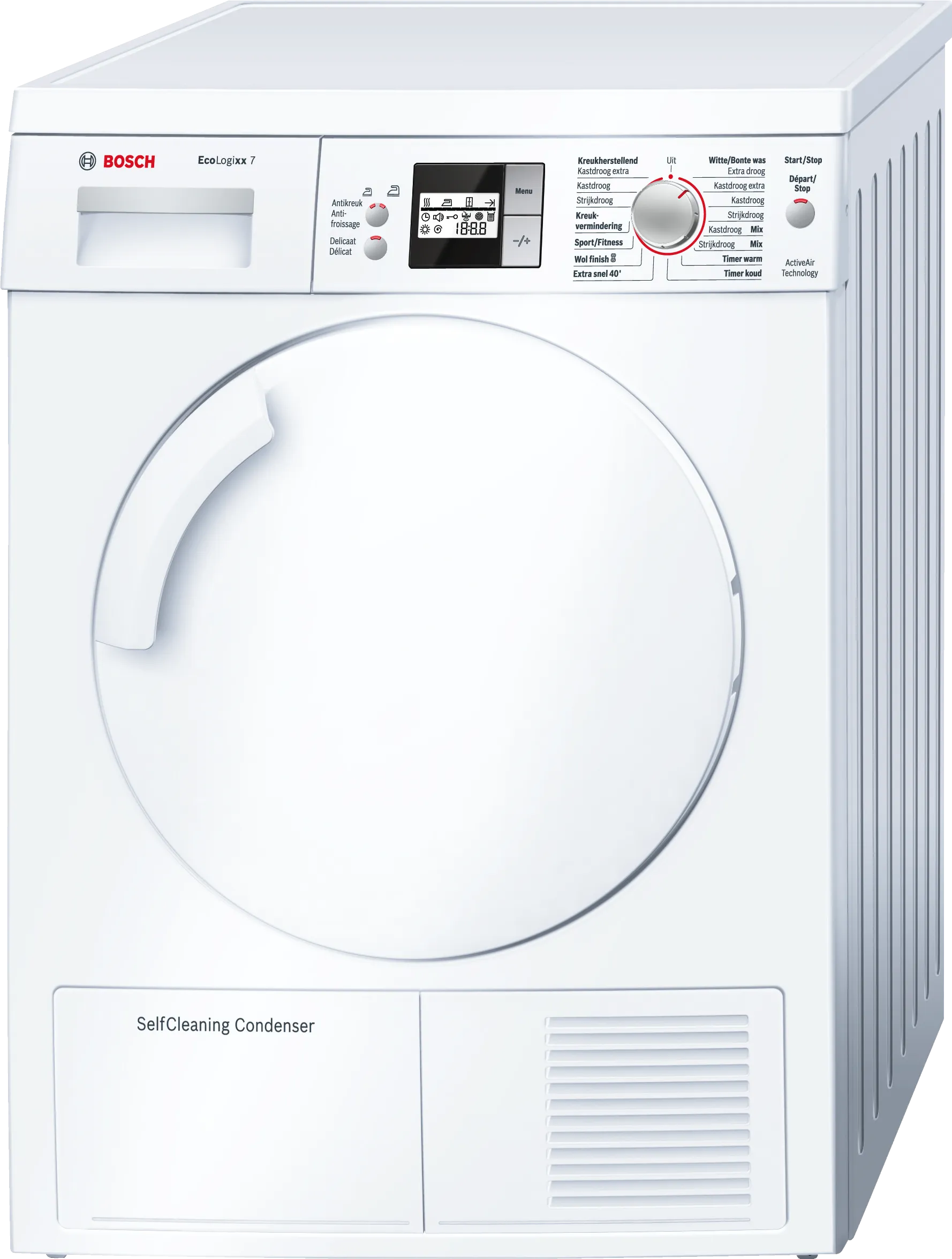  heat pump dryer 7 kg White