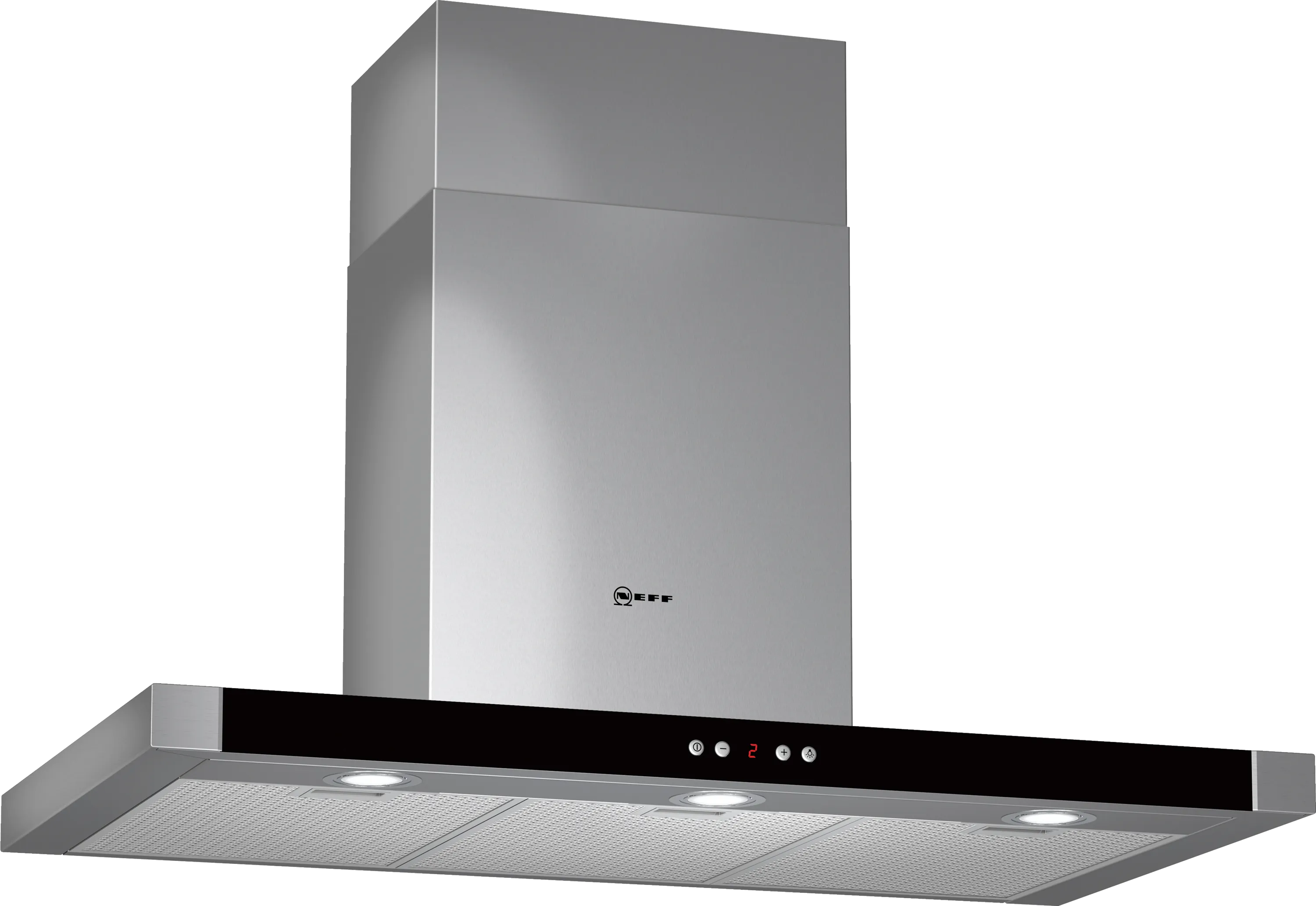  wall-mounted cooker hood 90 cm Stainless steel