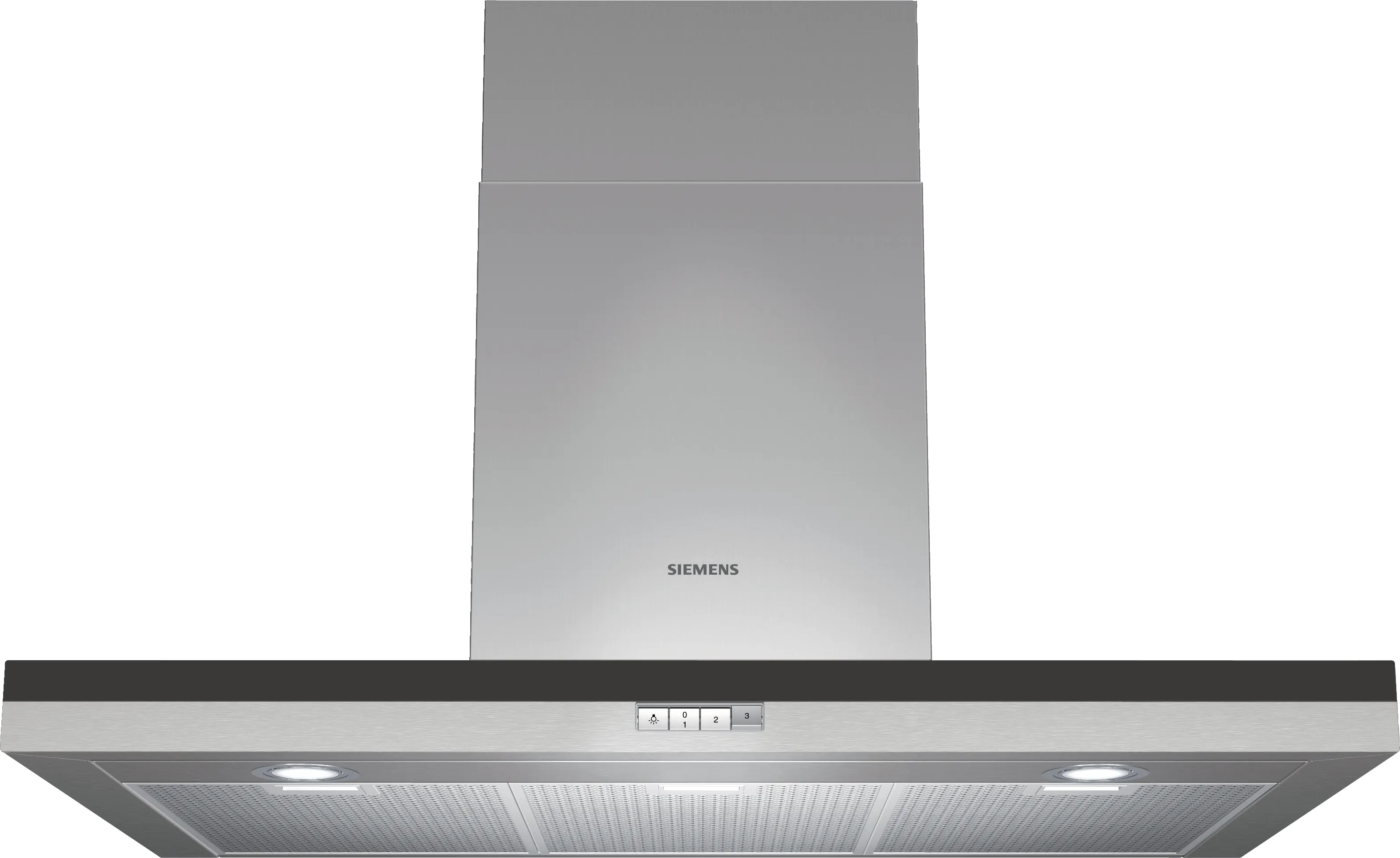 wall-mounted cooker hood 90 cm Stainless steel