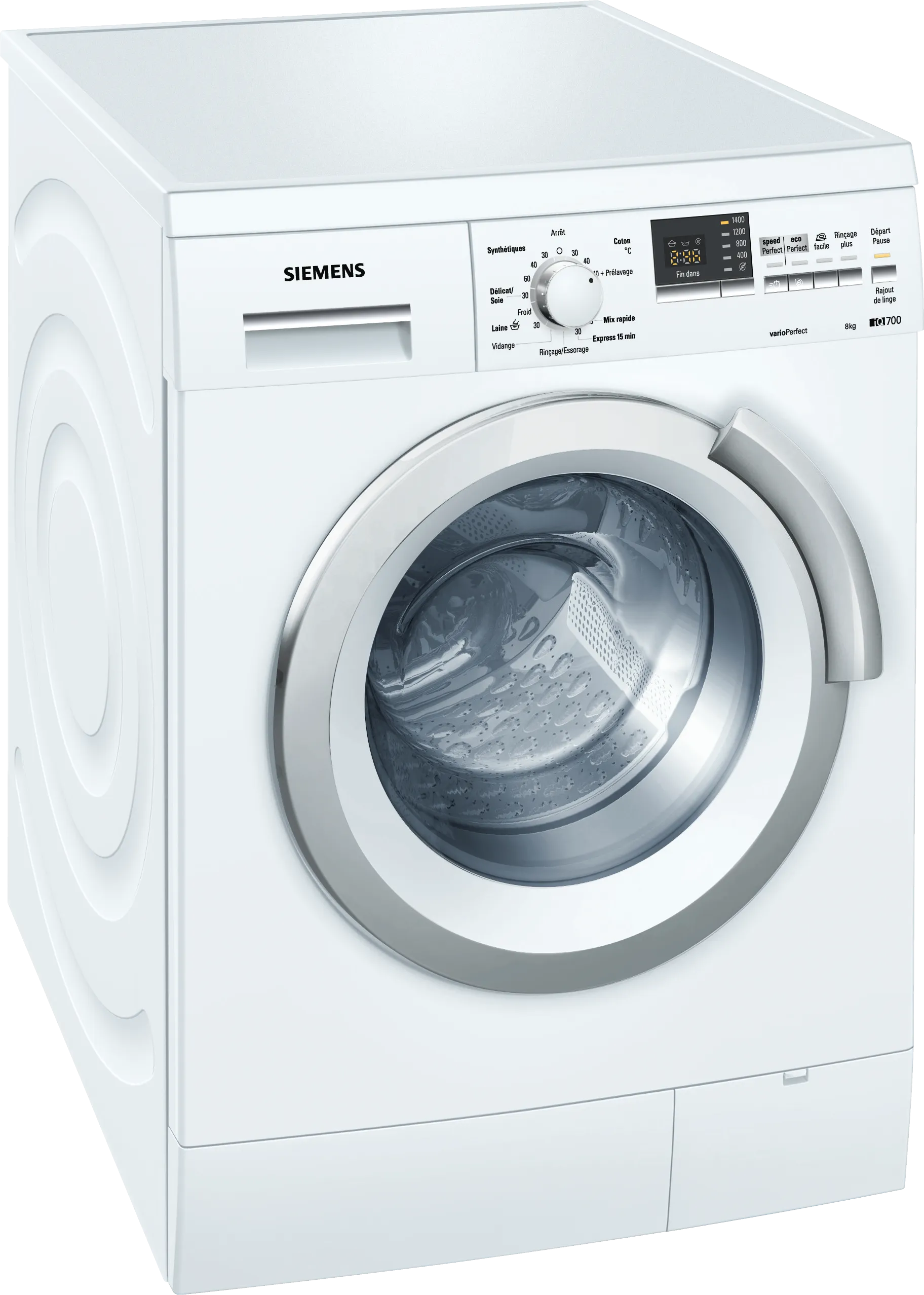 washing machine, frontloader fullsize 8 kg 1400 rpm