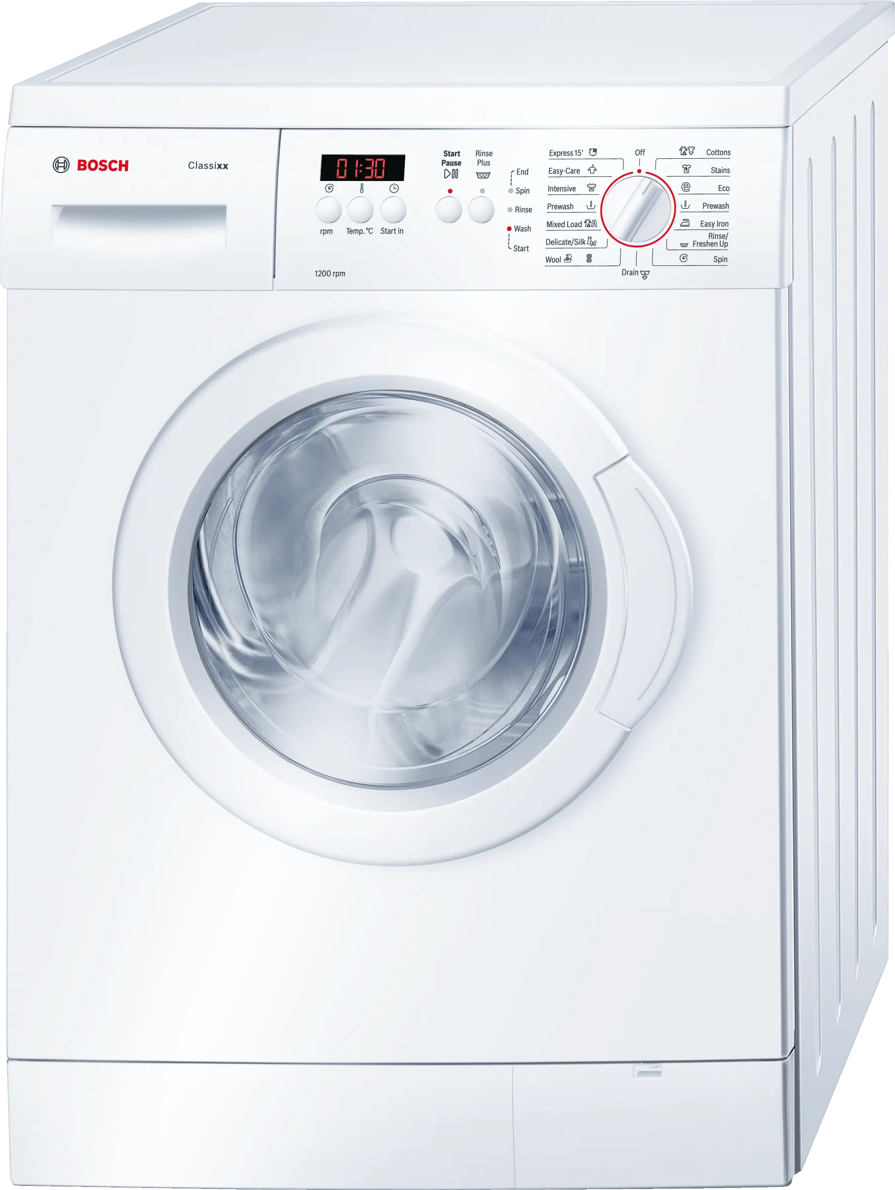 Series 2 washing machine, frontloader fullsize 6.5 kg 1200 rpm