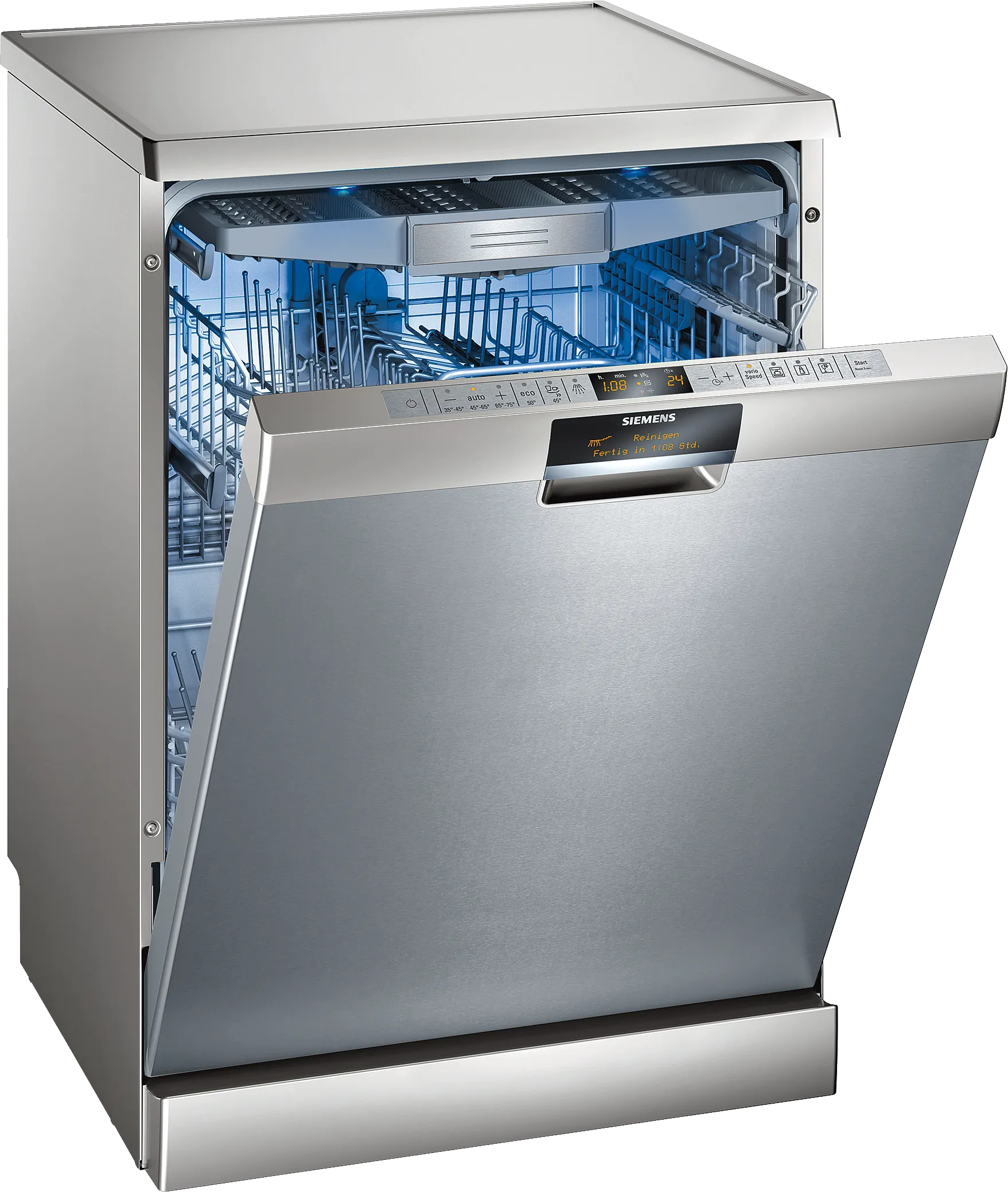  free-standing dishwasher 60 cm Brushed steel anti-fingerprint