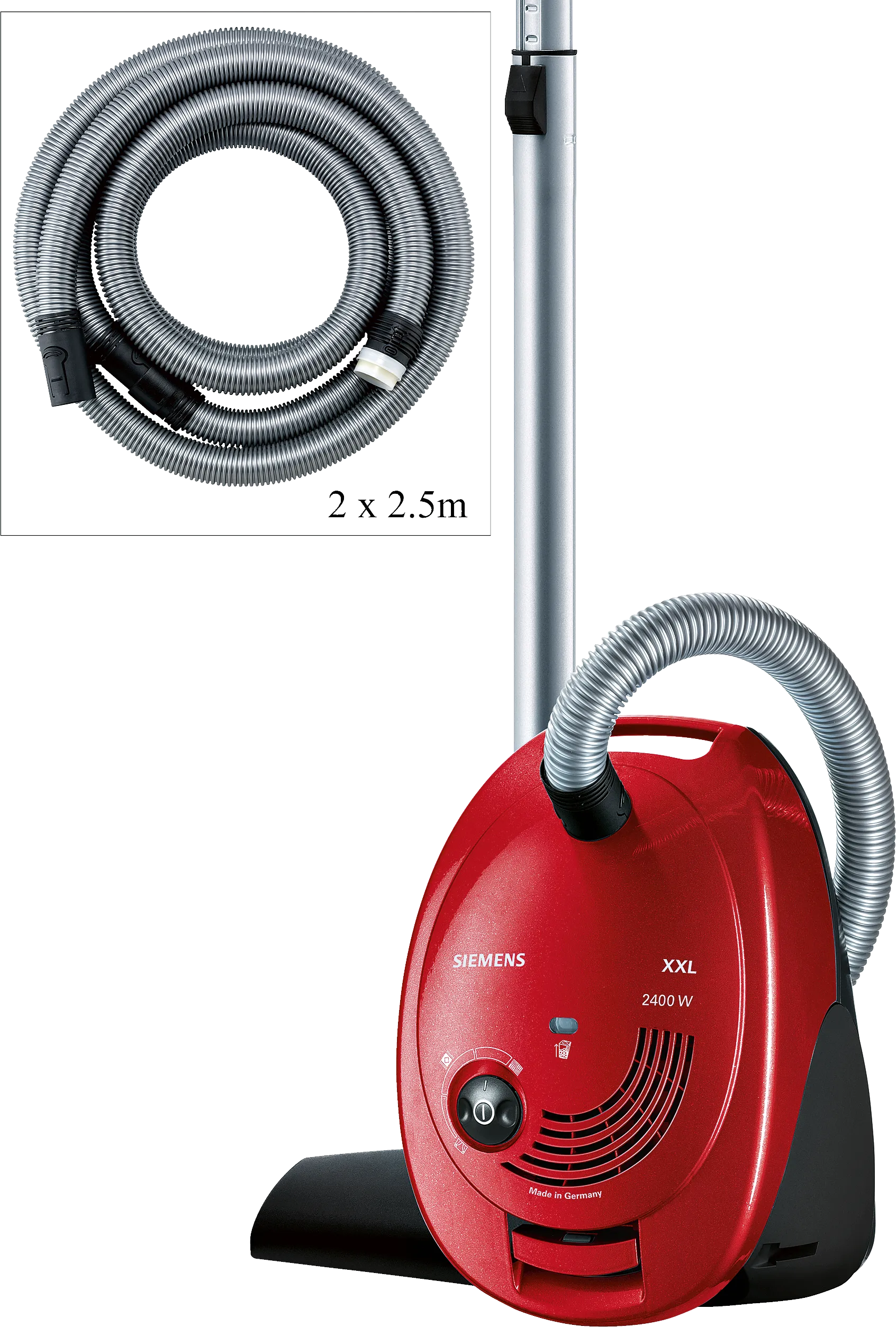  Bagged vacuum cleaner Siemens XXL Red