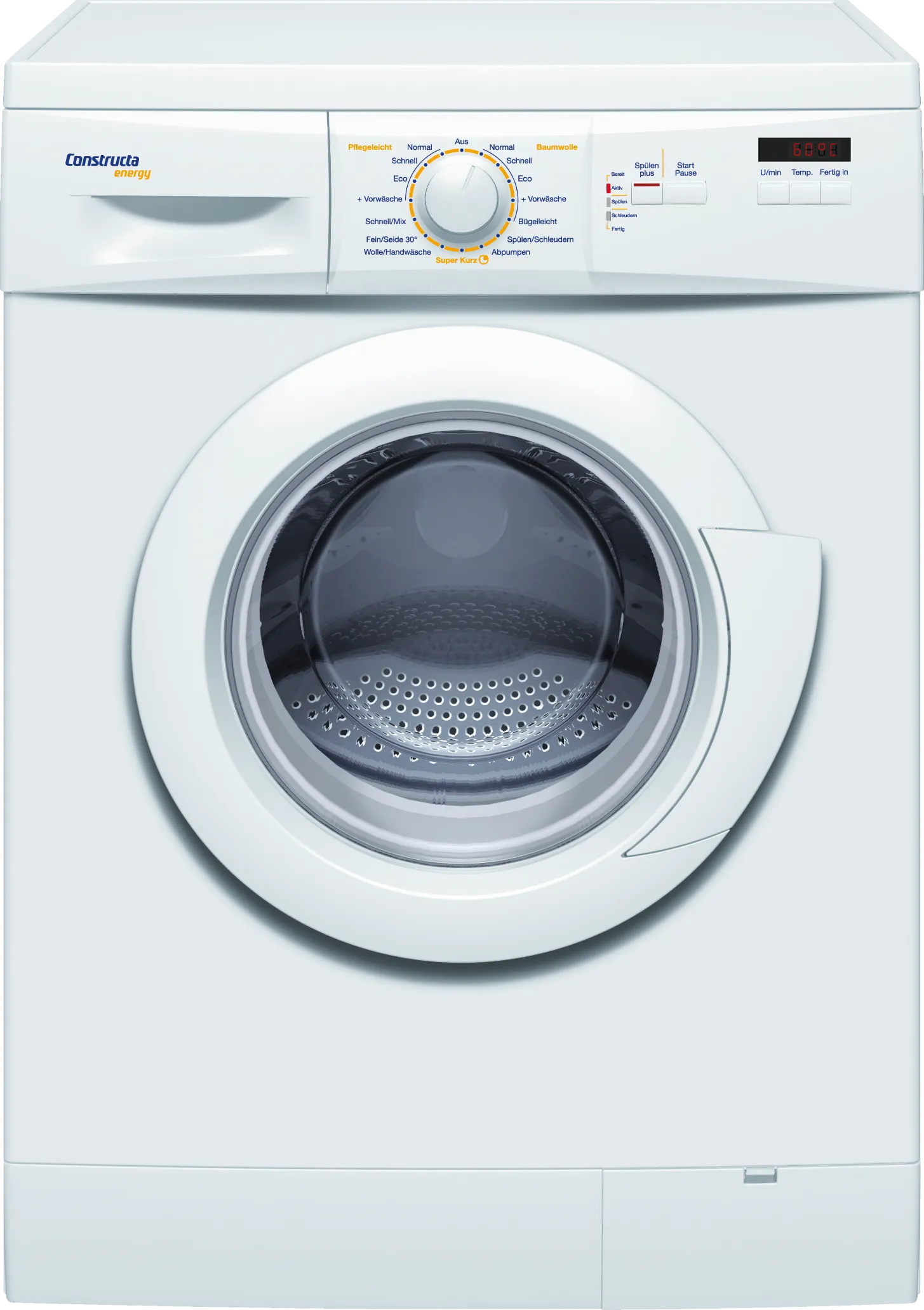  washing machine, frontloader fullsize 6 kg 1400 rpm, White