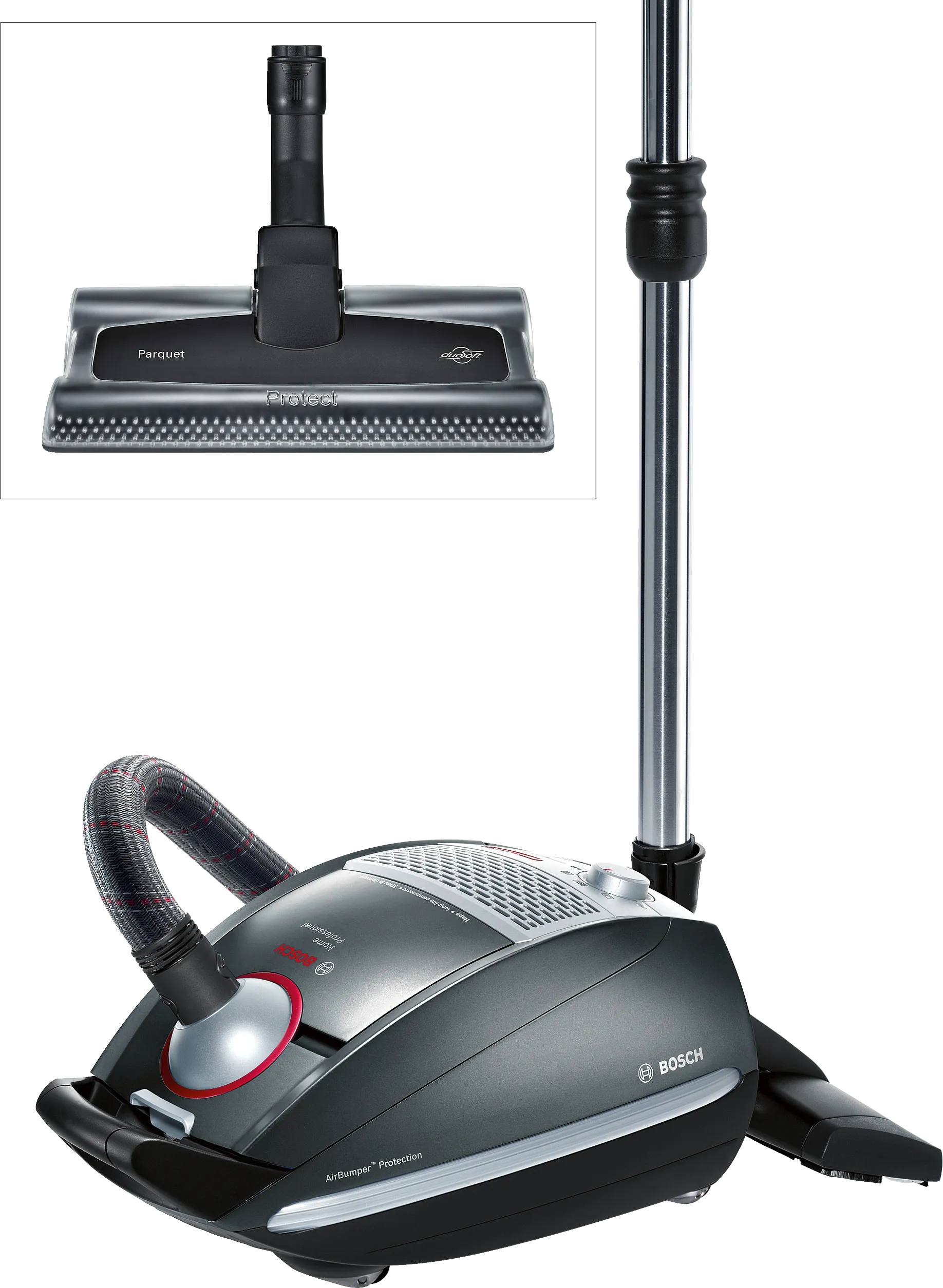 Bagged vacuum cleaner Free'e Home Professional Black