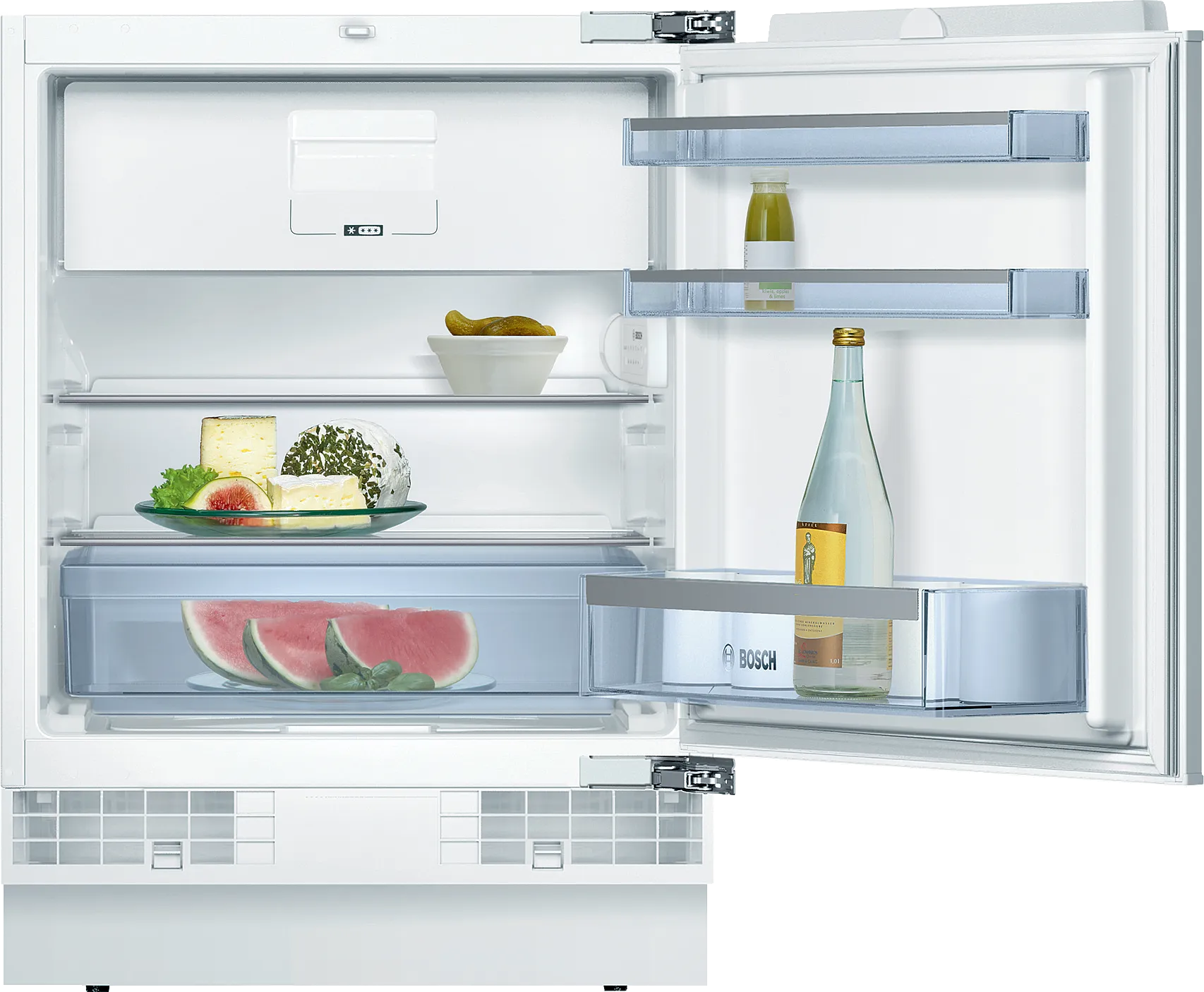 Series 6 built-under fridge with freezer section 82 x 60 cm flat hinge 