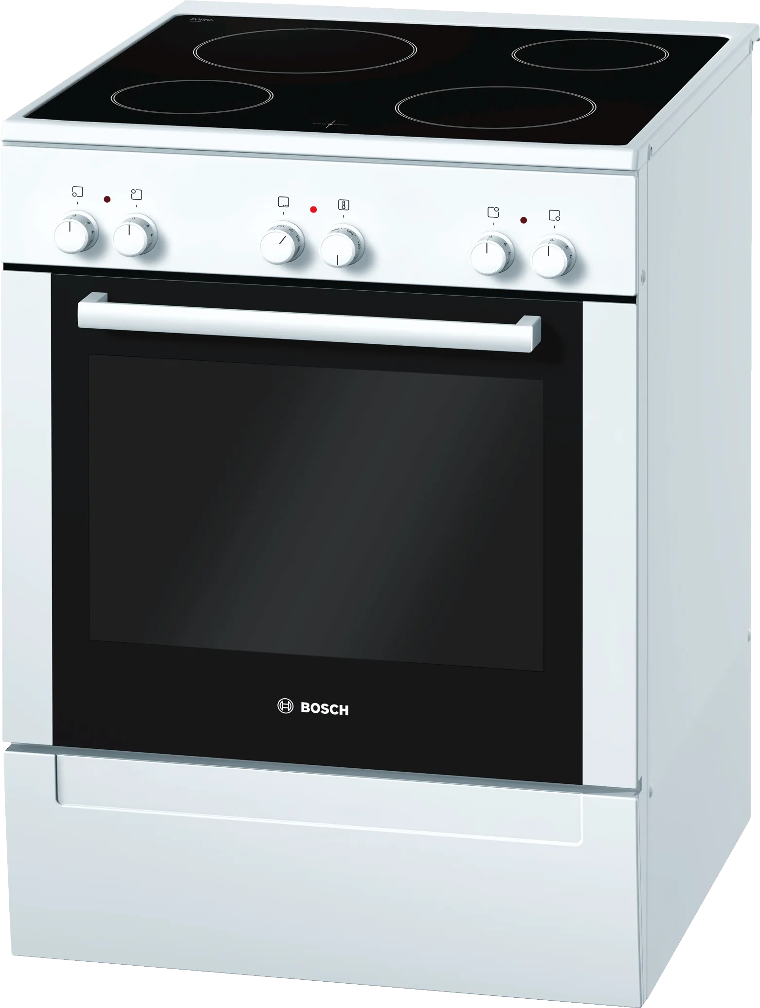 Series 4 Freestanding electric cooker White