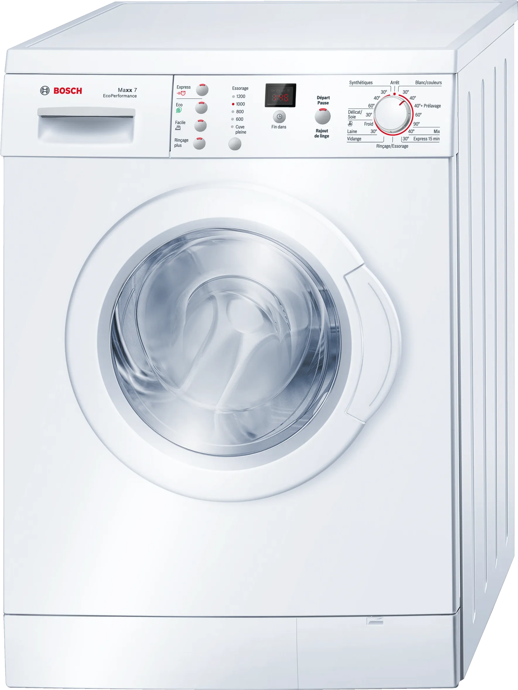 Series 4 washing machine, frontloader fullsize 7 kg 1200 rpm, White
