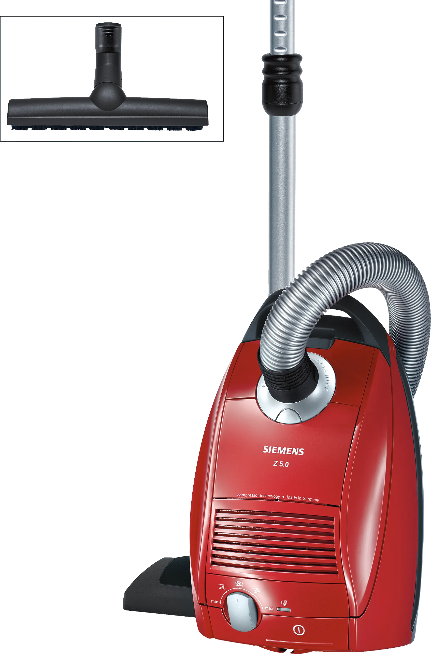 Bagged vacuum cleaner Z5.0 compressor technology Red
