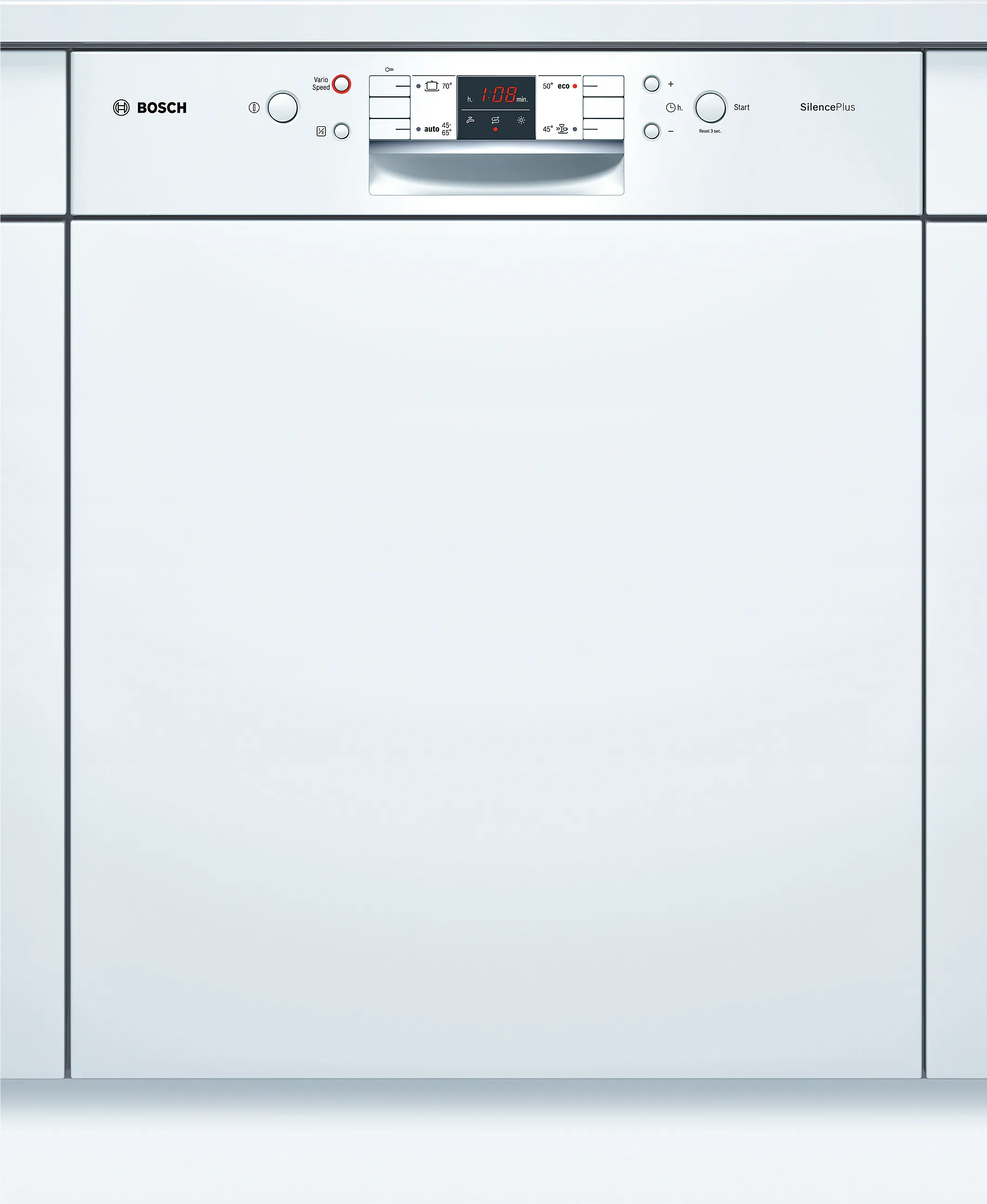 Series 6 semi-integrated dishwasher 60 cm White