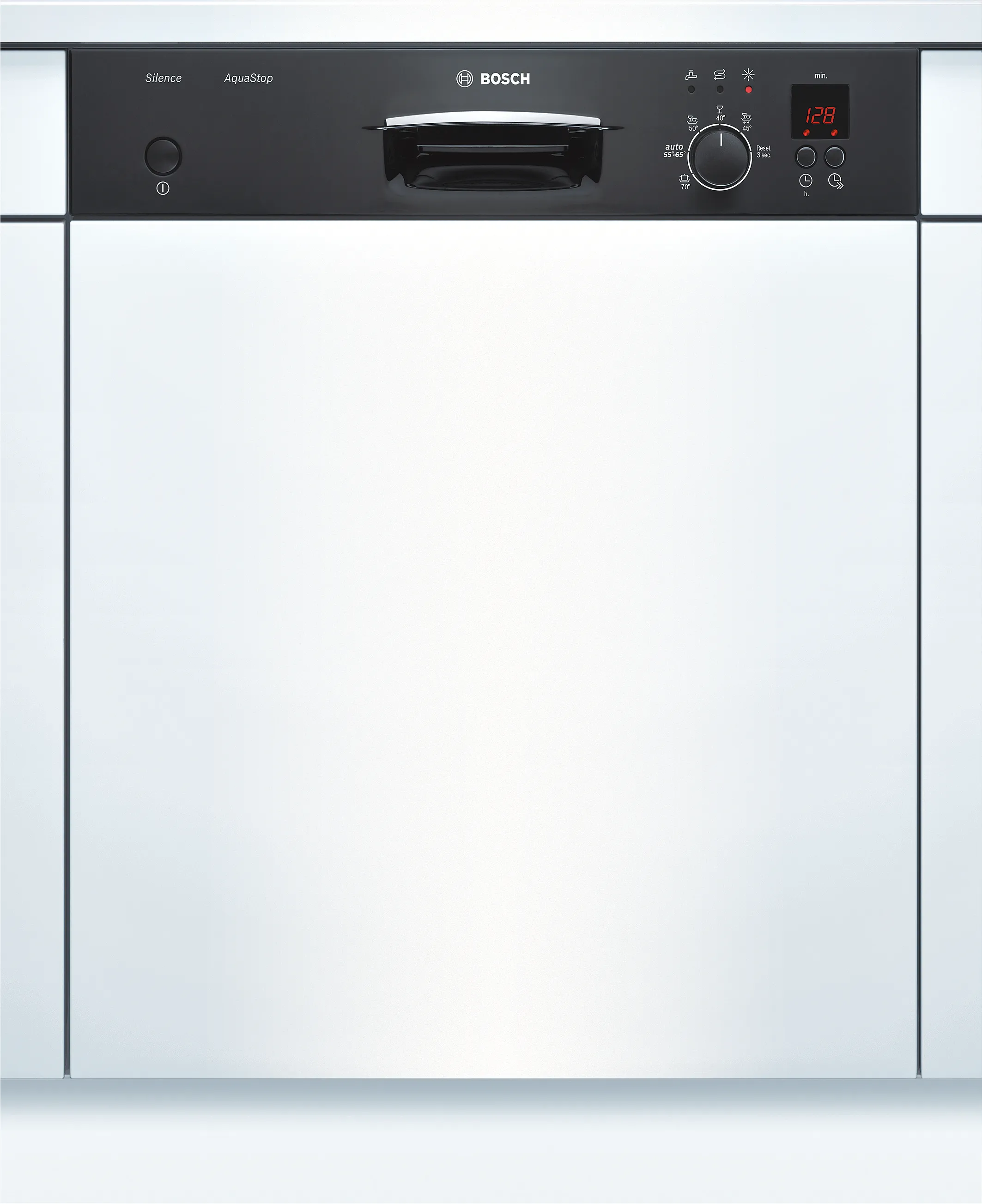 semi-integrated dishwasher 60 cm Black