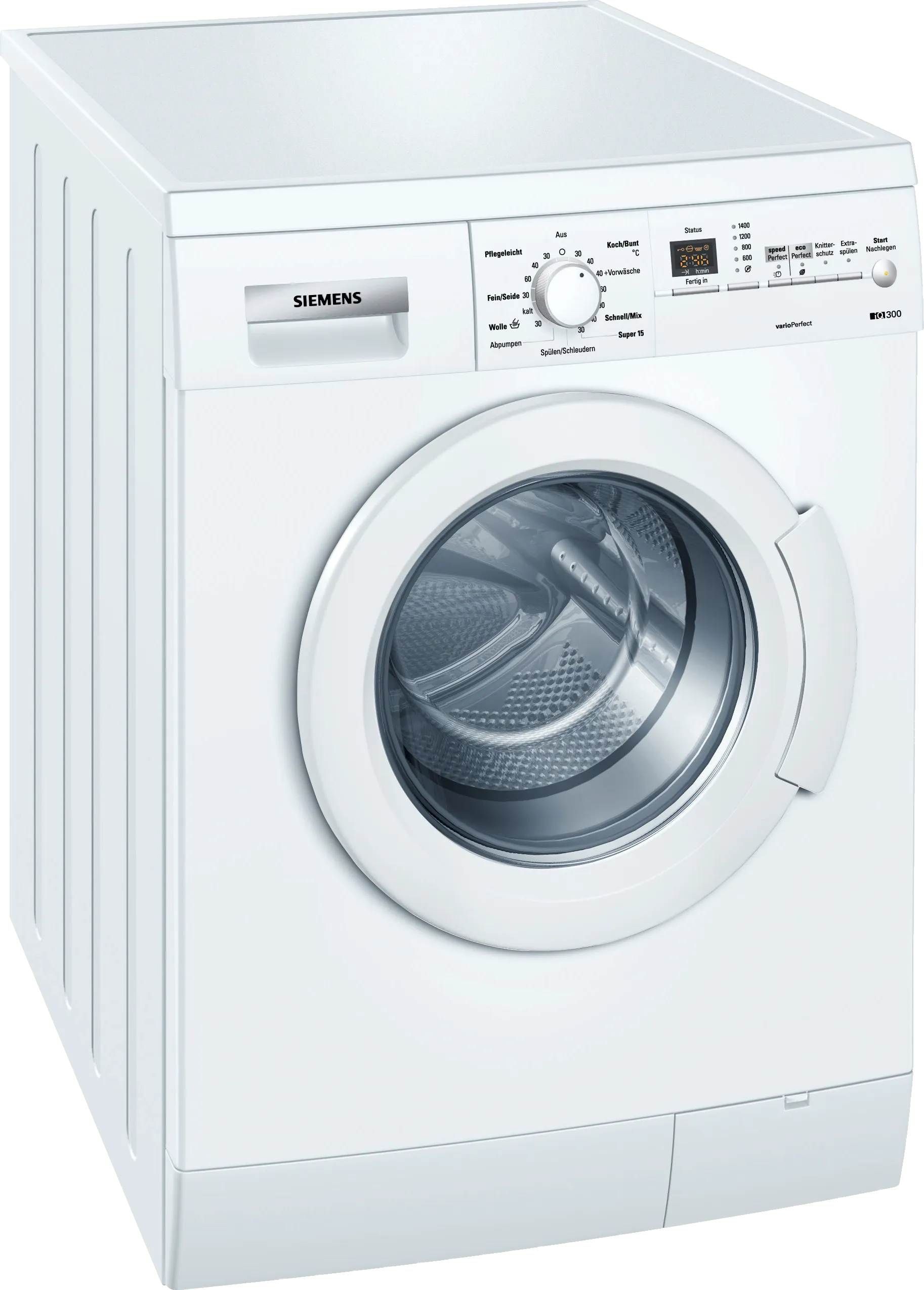 washing machine, frontloader fullsize 6 kg 1400 rpm, White