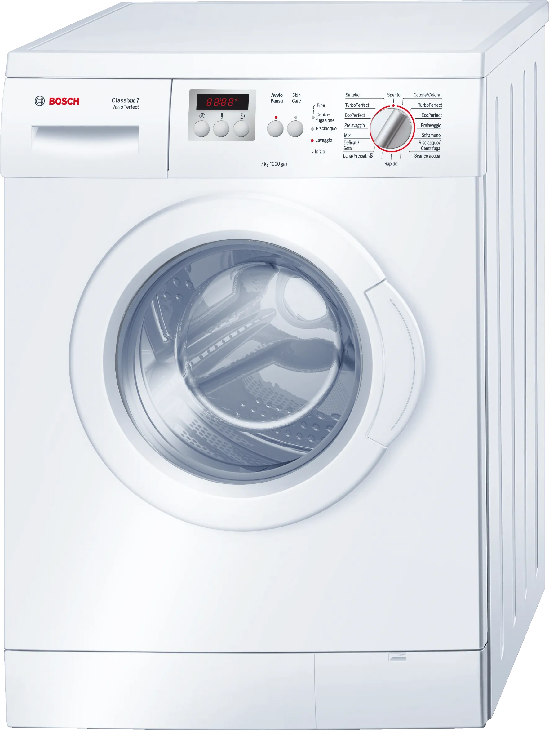 Series 2 washing machine, frontloader fullsize 7 kg 1000 rpm, White