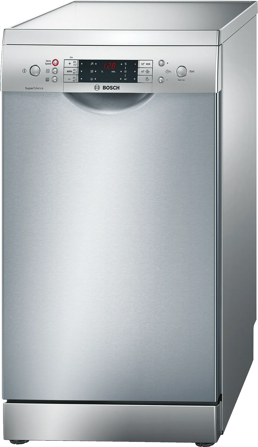 free-standing dishwasher 45 cm Brushed steel anti-fingerprint