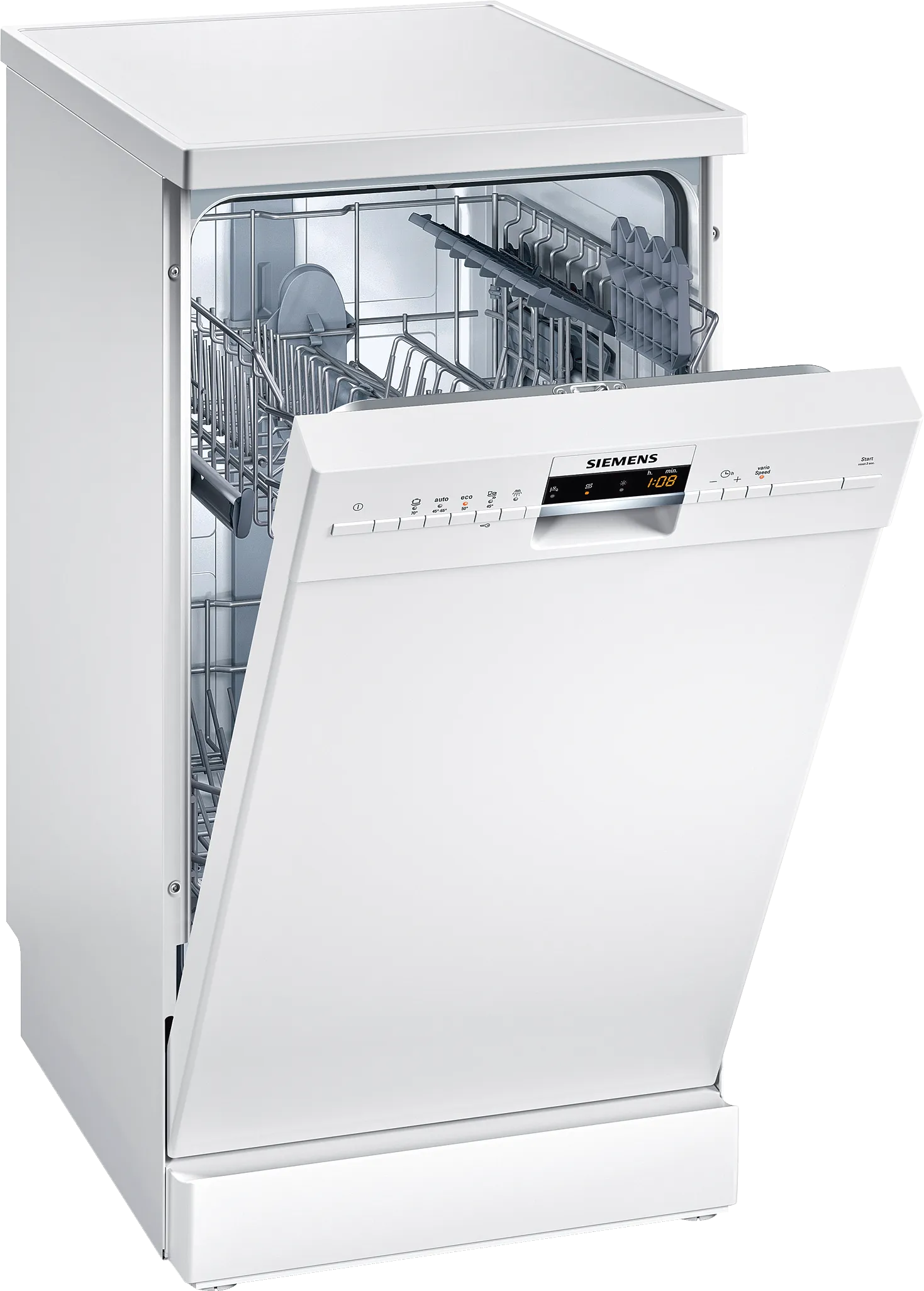 iQ500 free-standing dishwasher 45 cm White