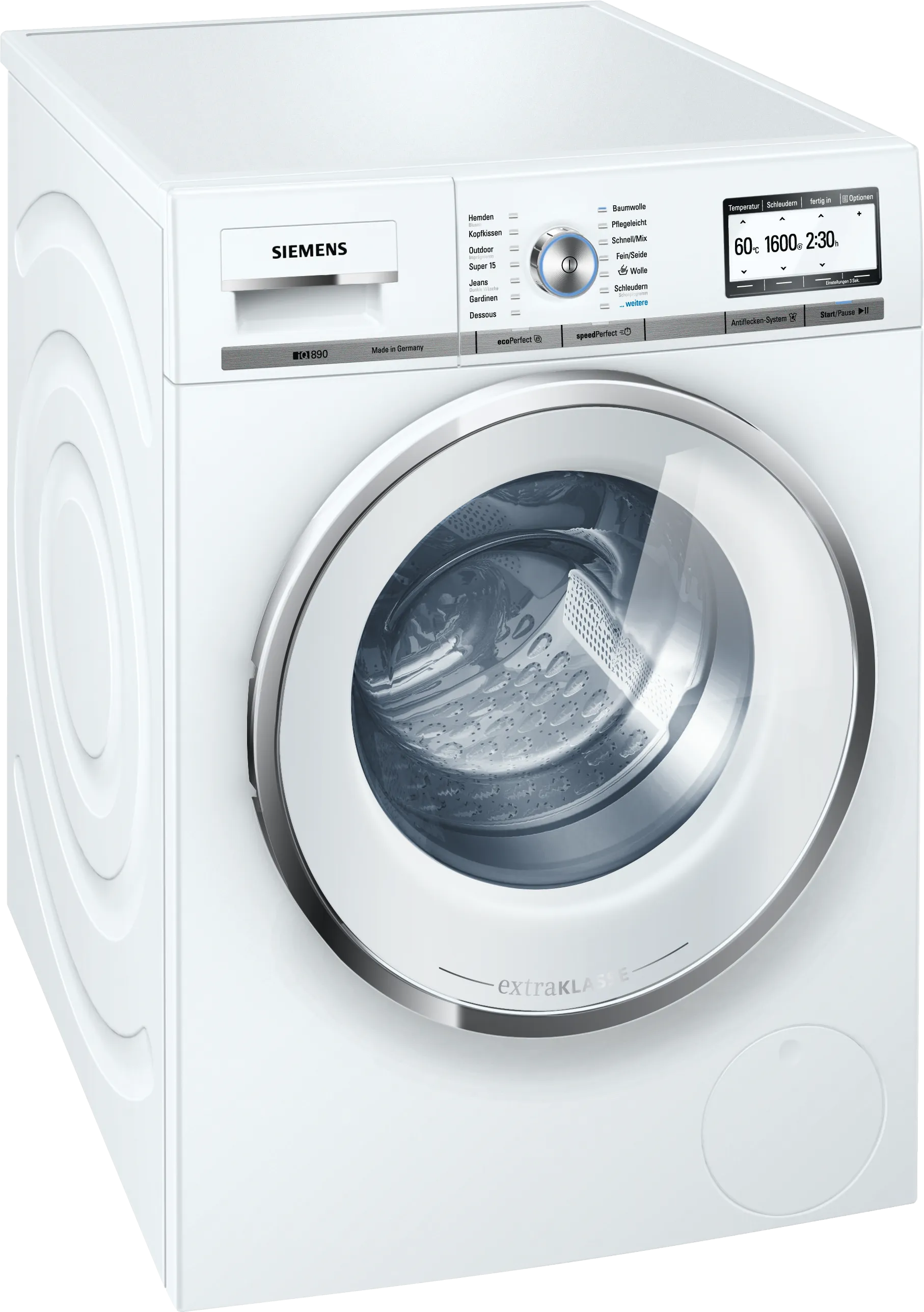  washing machine, frontloader fullsize 8 kg 1600 rpm