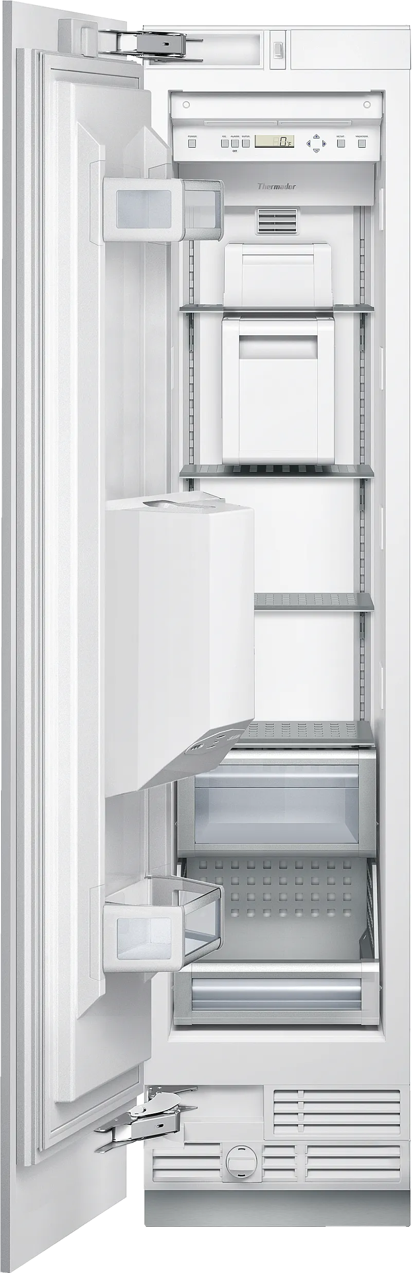 built-in freezer 18'' Panel Ready, External Ice & Water Dispenser, Left Hinge
