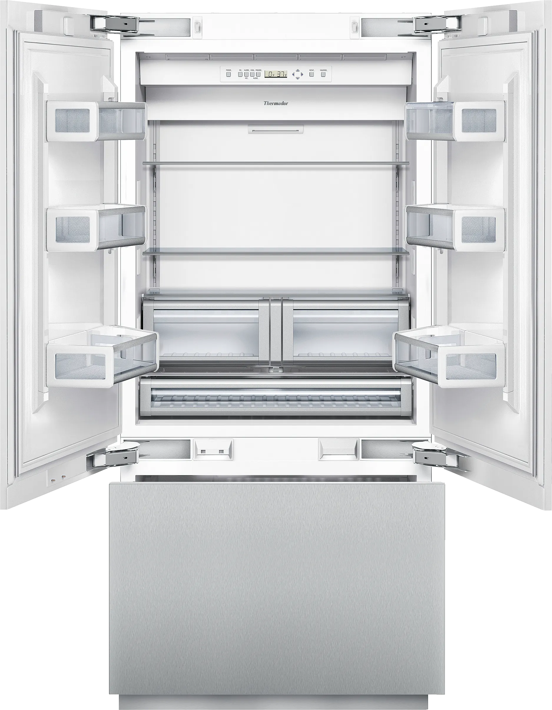 Built-in French Door Bottom Freezer 36'' Panel Ready
