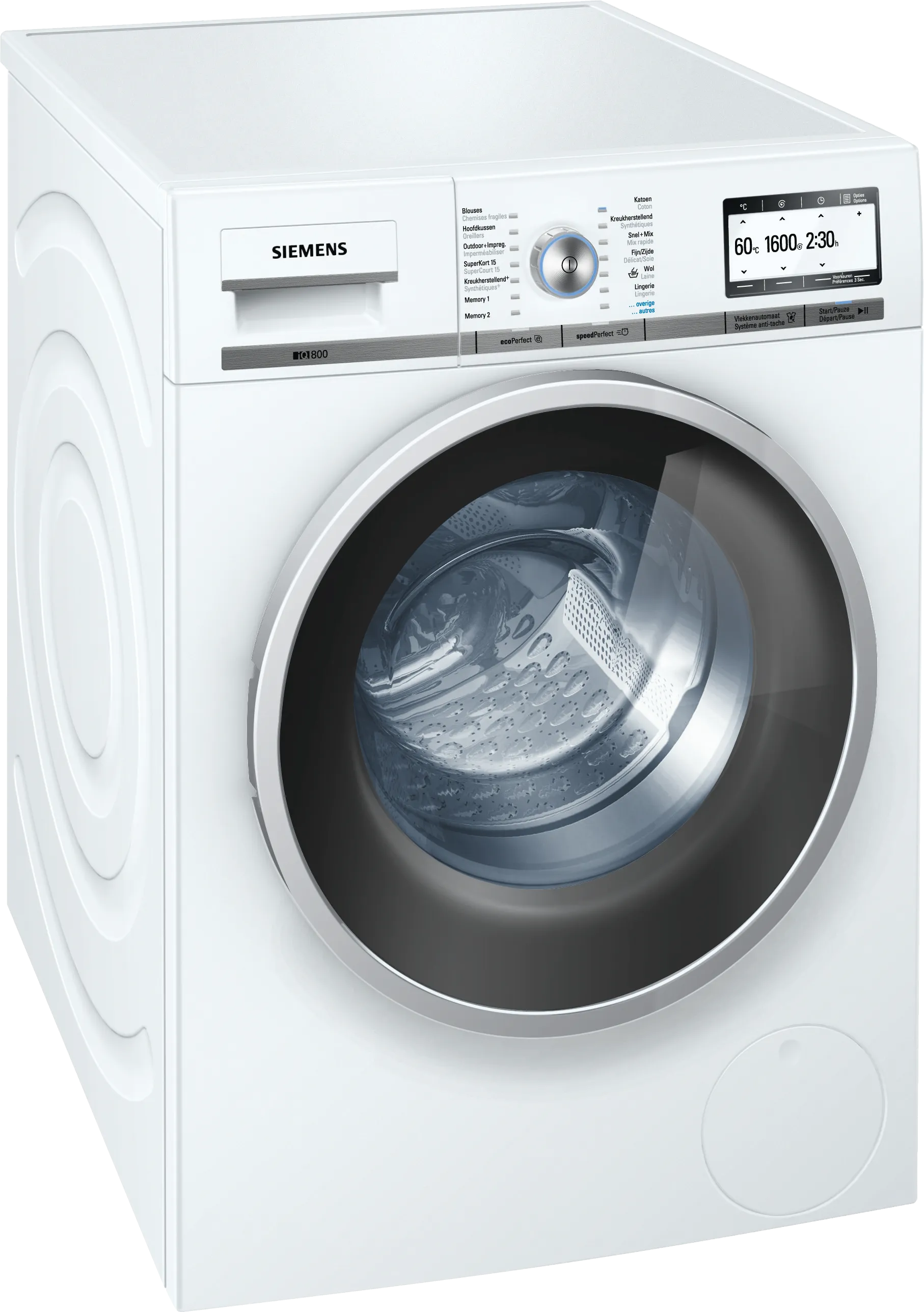 iQ800 washing machine, frontloader fullsize 8 kg 1600 rpm