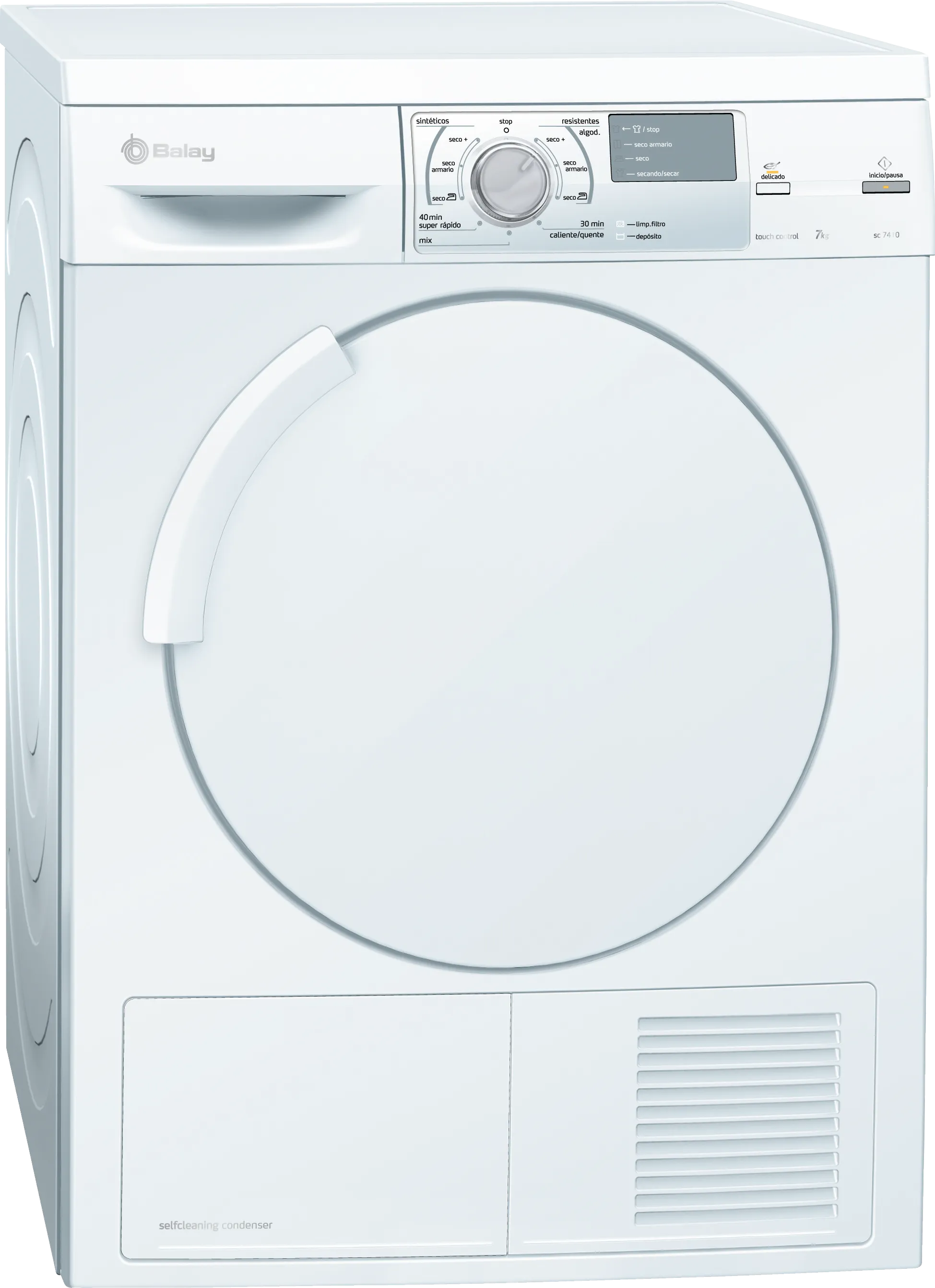  heat pump dryer 7 kg White