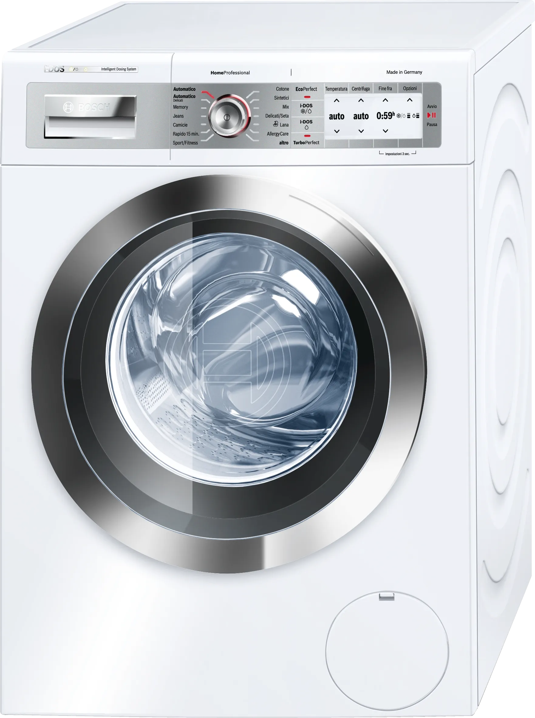 HomeProfessional washing machine, frontloader fullsize 8 kg 1400 rpm