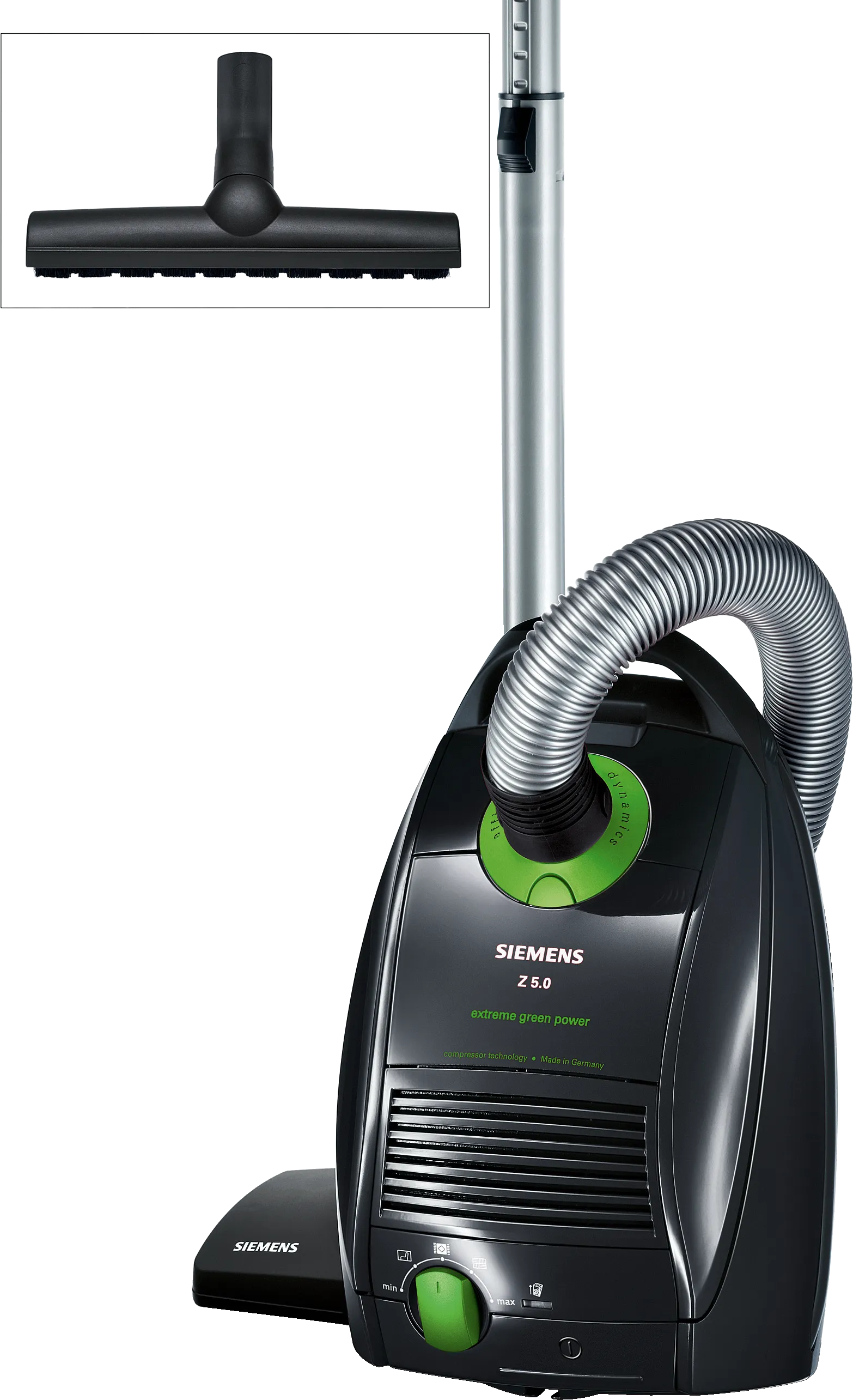  Bagged vacuum cleaner Z5.0 extreme green power Black