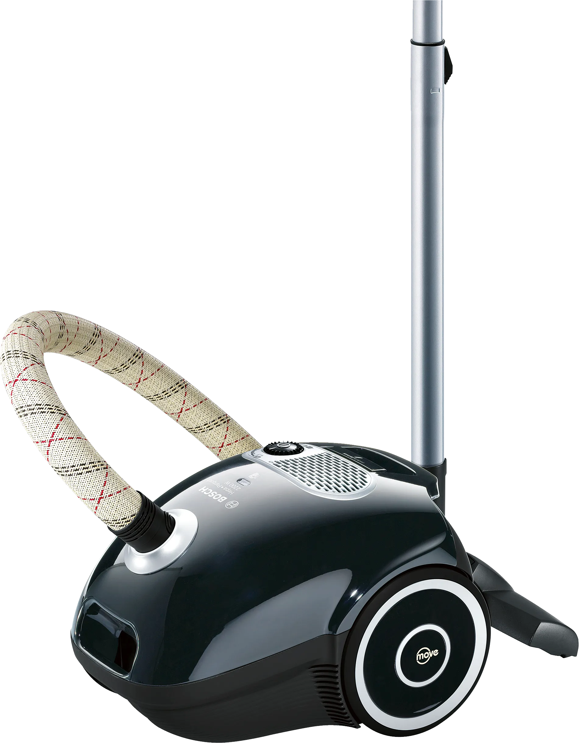 Bagged vacuum cleaner Black