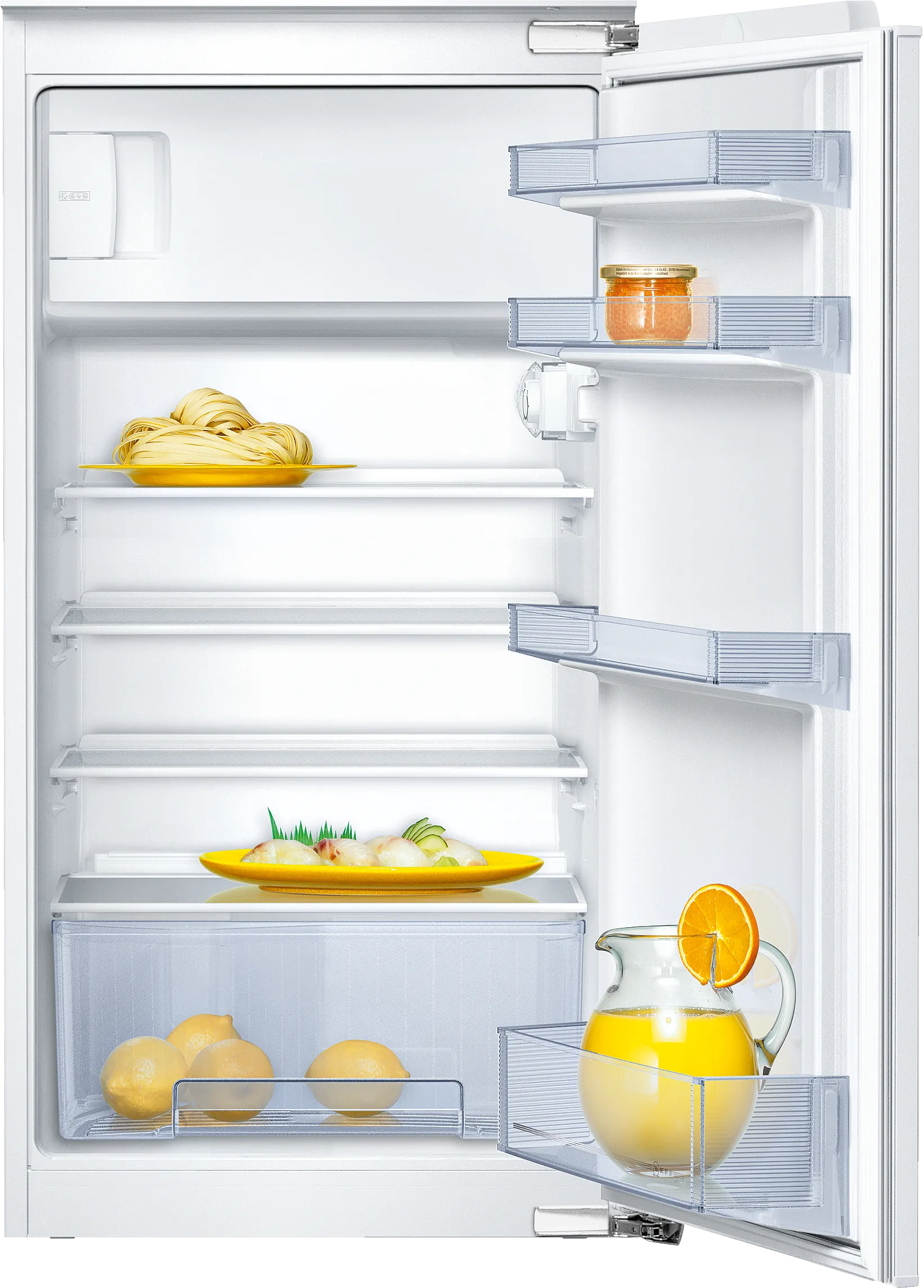 N 30 Einbau-Kühlschrank mit Gefrierfach 102.5 x 56 cm Flachscharnier