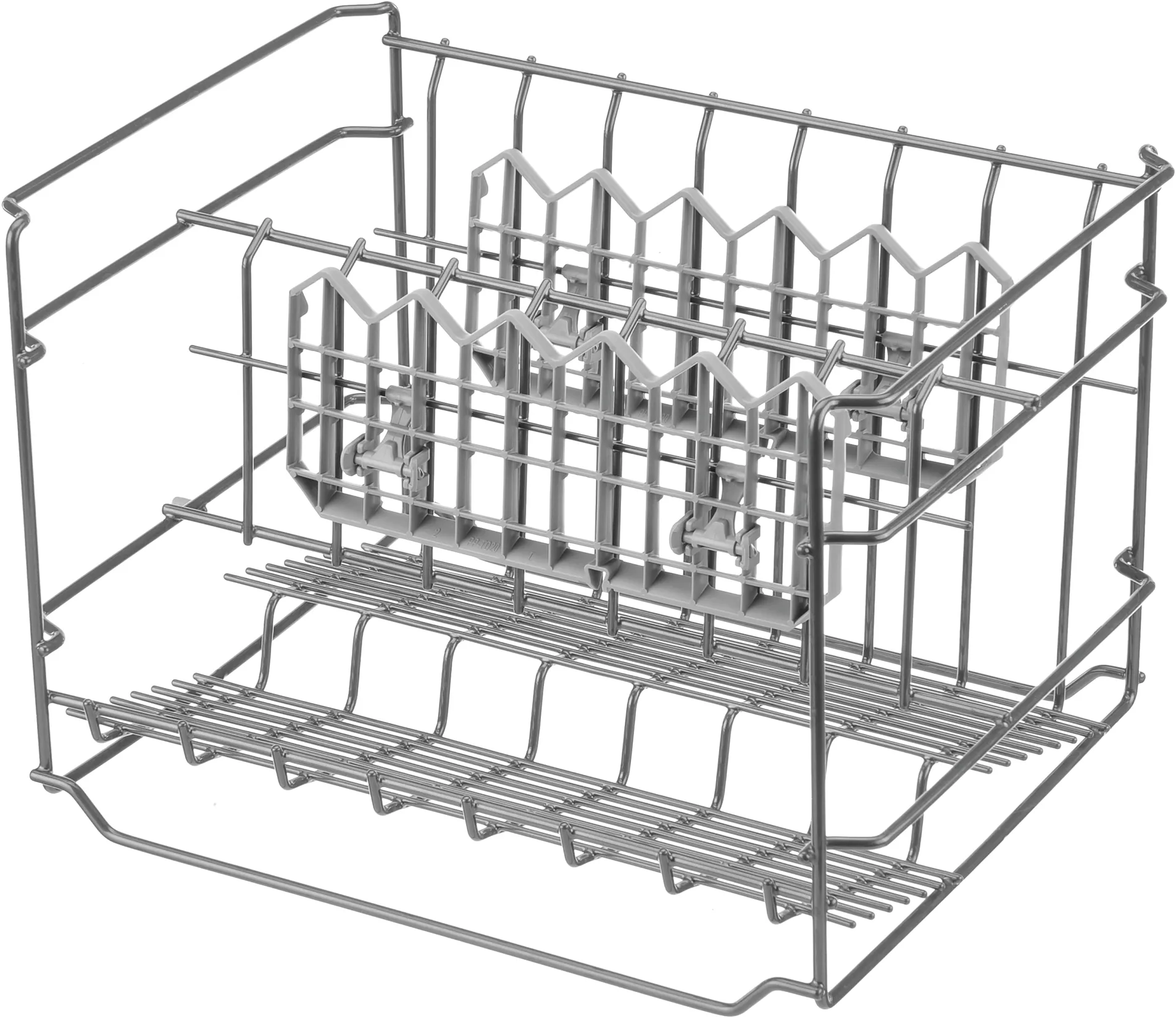 Dishwasher basket for long-stem glasses 