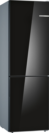 Bosch  Kombinerad kyl/frys 186 x 60 cm Svart KGV36VBEAS Serie 4