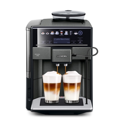 Siemens Helautomatisk kaffemaskin EQ6 plus s700 Mörk inox TE657319RW