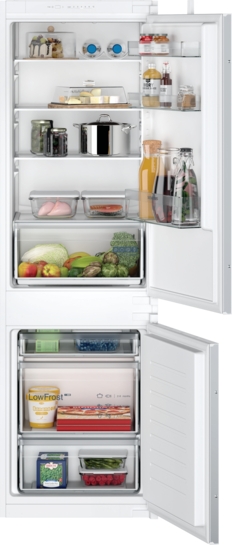 Siemens iQ100 Integrerad kyl/frys 177.2 x 54.1 cm Glidskenor KI86V5SE1