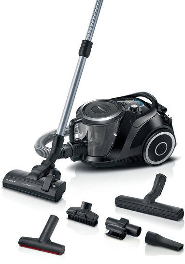 BOSCH Serie 6 Beutelloser Staubsauger Schwarz BGC41XSIL