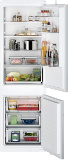 Siemens iQ100 Integrerad kyl/frys 177.2 x 54.1 cm Glidskenor KI86NNSE0