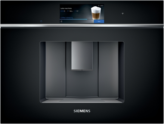 Siemens iQ700 Helautomatisk inbyggnadskaffemaskin Svart CT718L1B0