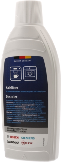 BOSCH Flüssigentkalker für Kaffeevollautomaten, Kaffeemaschinen, Dampfbacköfen und Dampfgarer 00311968
