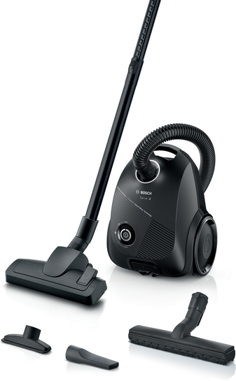 Bosch Serie 2 Dammsugare med påse Svart