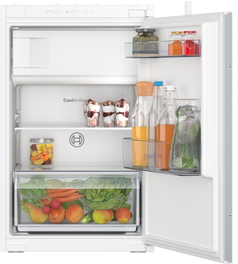Bosch Produktbild: Bosch Serie 2 Einbau-Kühlschrank mit Gefrierfach 87.4 x 54.1 cm Schleppscharnier