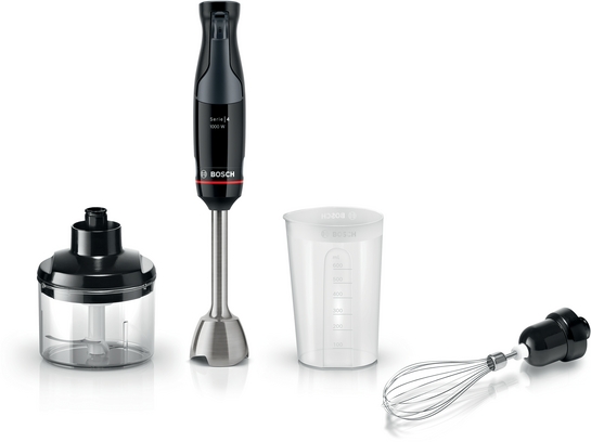 BOSCH Serie 4 Stabmixer ErgoMaster 1000 W Schwarz, anthrazit MSM4B621