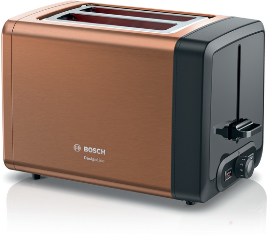 Bosch Brödrost DesignLine Koppar TAT4P429