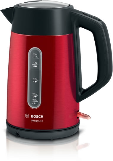 BOSCH Wasserkocher DesignLine Rot TWK4P434