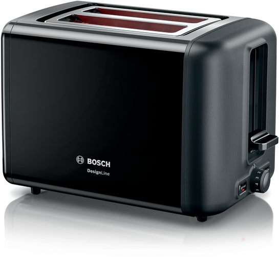 BOSCH Kompakt Toaster DesignLine Schwarz TAT3P423DE